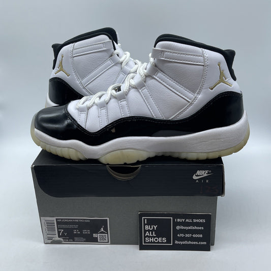 Size 7Y - Jordan 11 Retro Mid Gratitude / Defining Moments Black (378038-170)