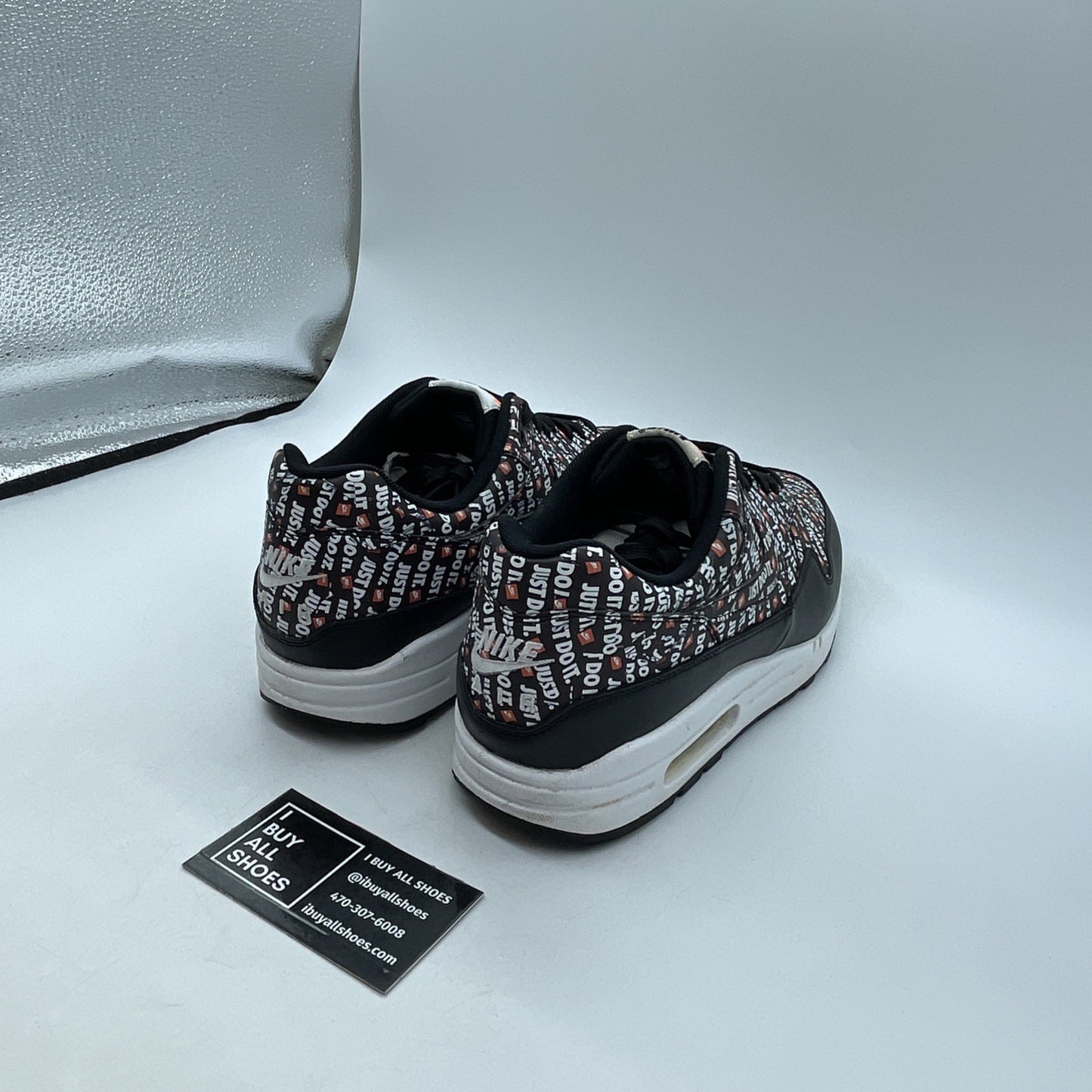 Size 10 - Nike Air Max 1 Just Do It (875844-009)