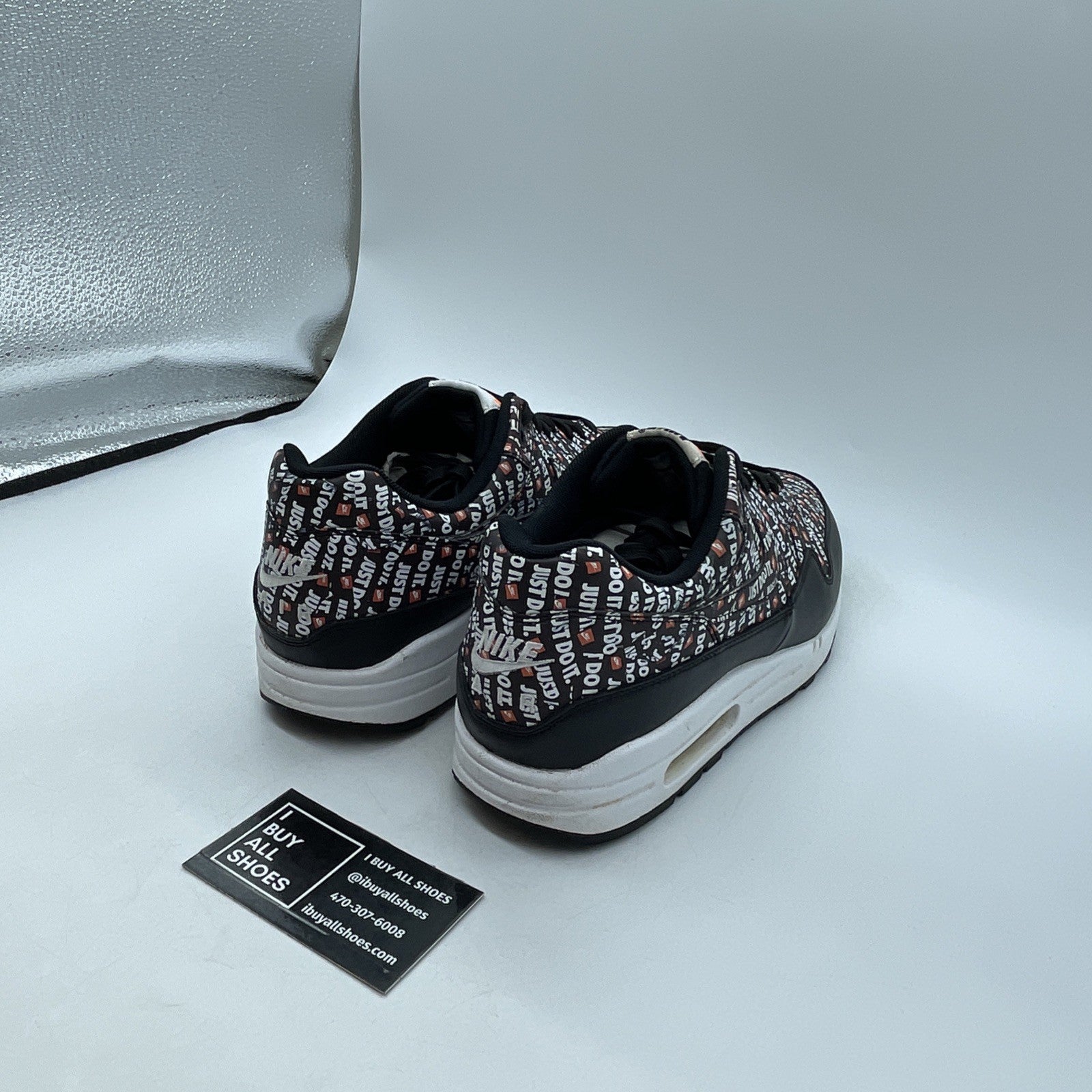 Size 10 - Nike Air Max 1 Just Do It (875844-009)