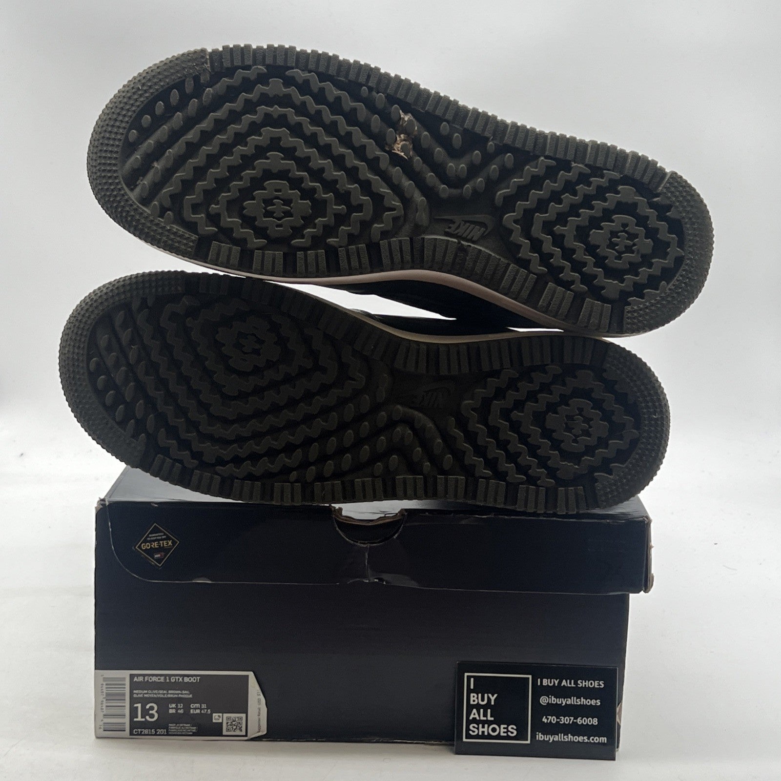 Size 13 - Nike Air Force 1 High Gore-Tex 2020 Olive (CT2815-201)