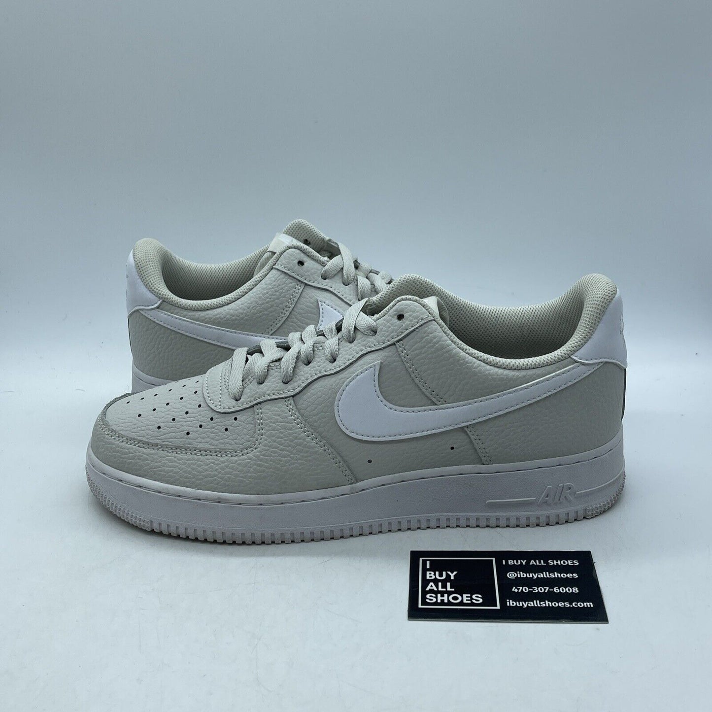 Size 10 - Nike Air Force 1 '07 Light Bone White Tan Leather (CT2302-001)