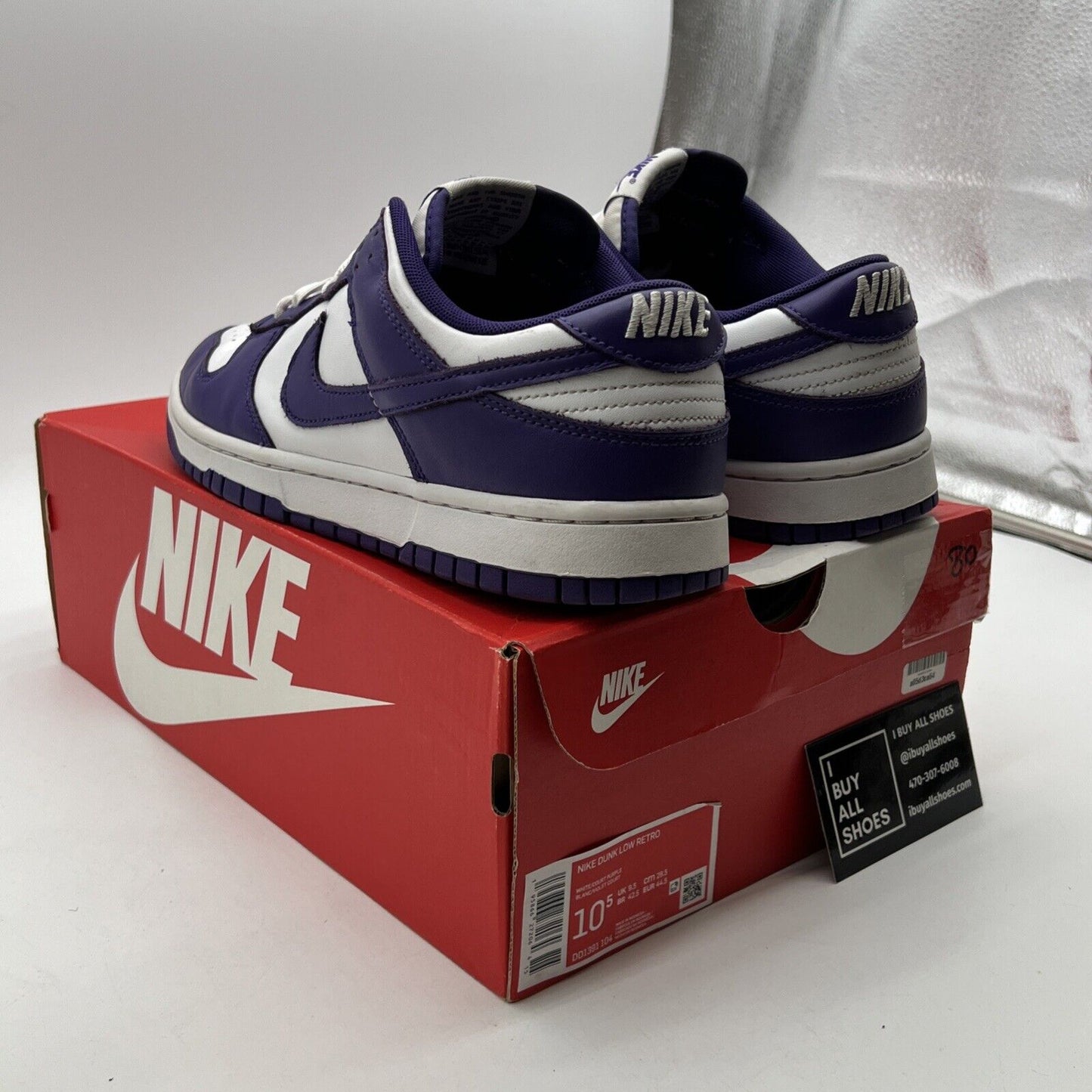 Size 10.5 - Nike Dunk Low Retro Court Purple 2022 (DD1391-104)