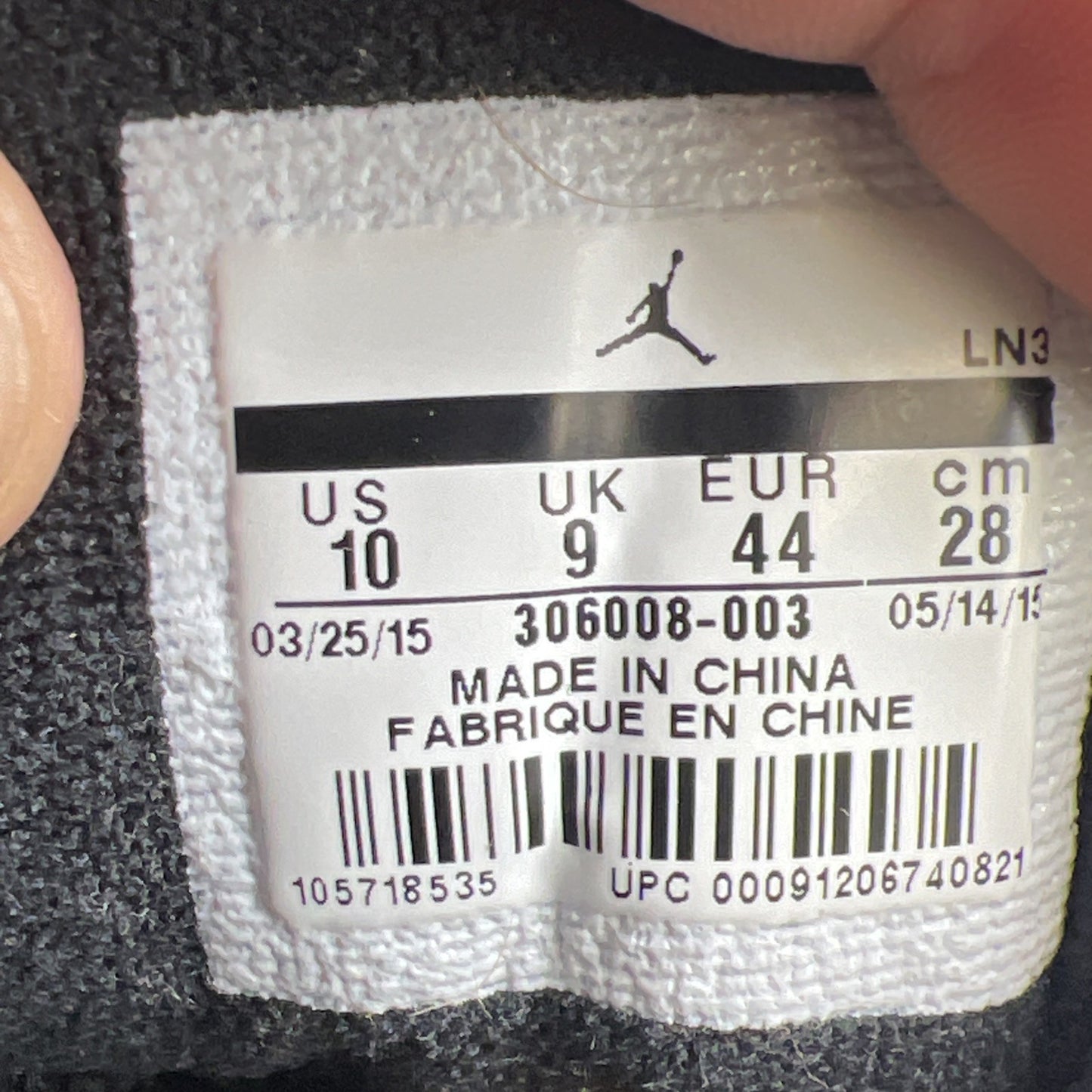Size 10 - Air Jordan 11 IE Low Referee (306008-003)