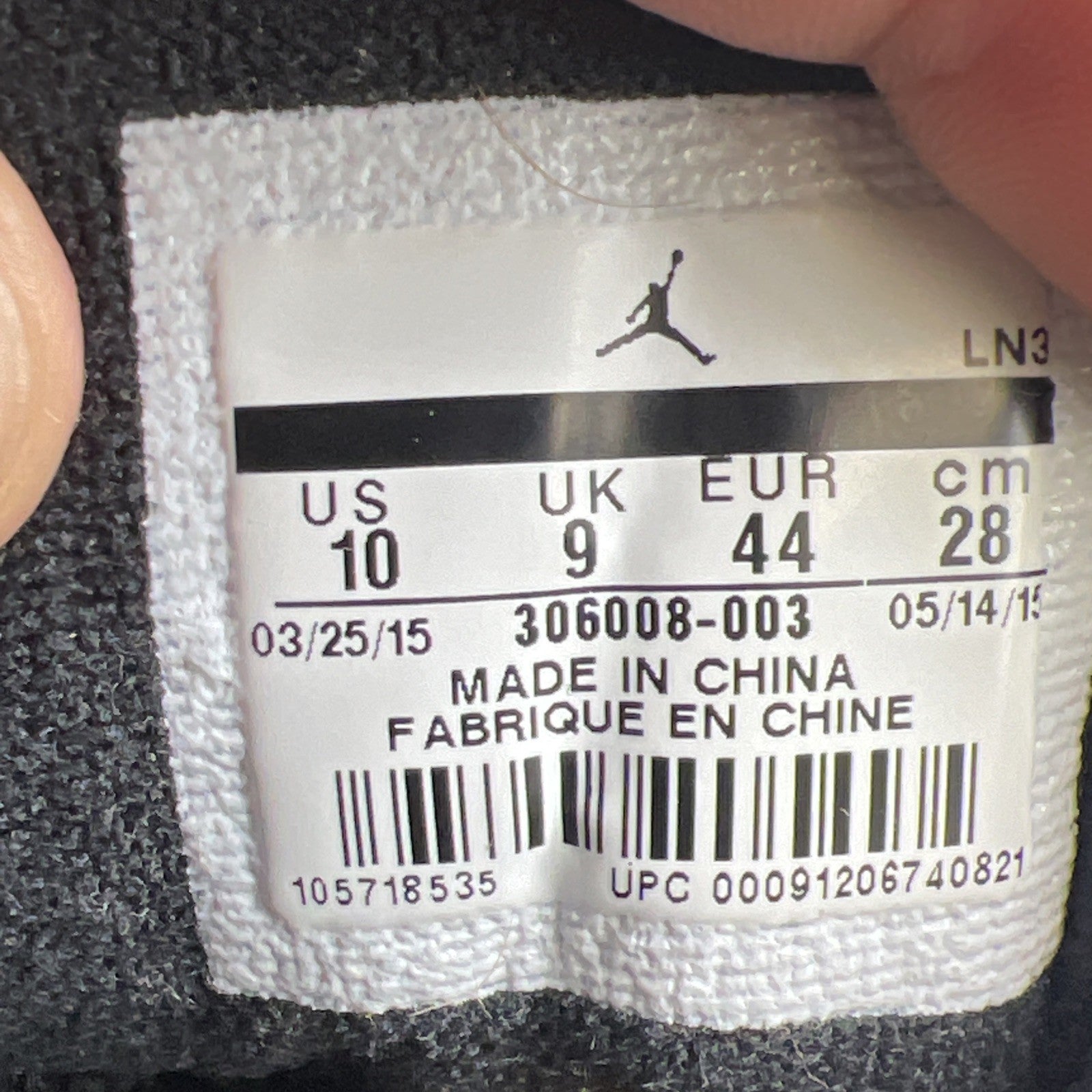 Size 10 - Air Jordan 11 IE Low Referee (306008-003)