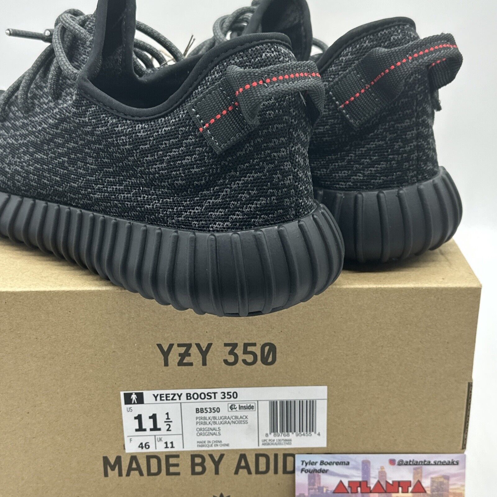 Size 11.5 - adidas Yeezy Boost 350 Low Pirate Black