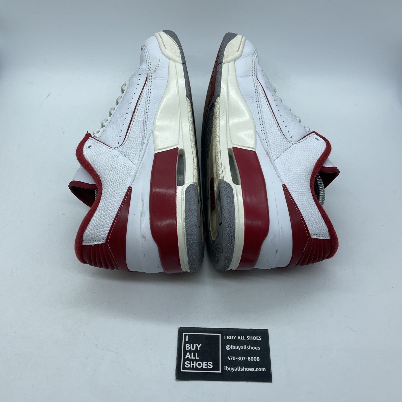 Size 12 - Air Jordan 2/3 White Varsity Red White Leather (FD0383-161)