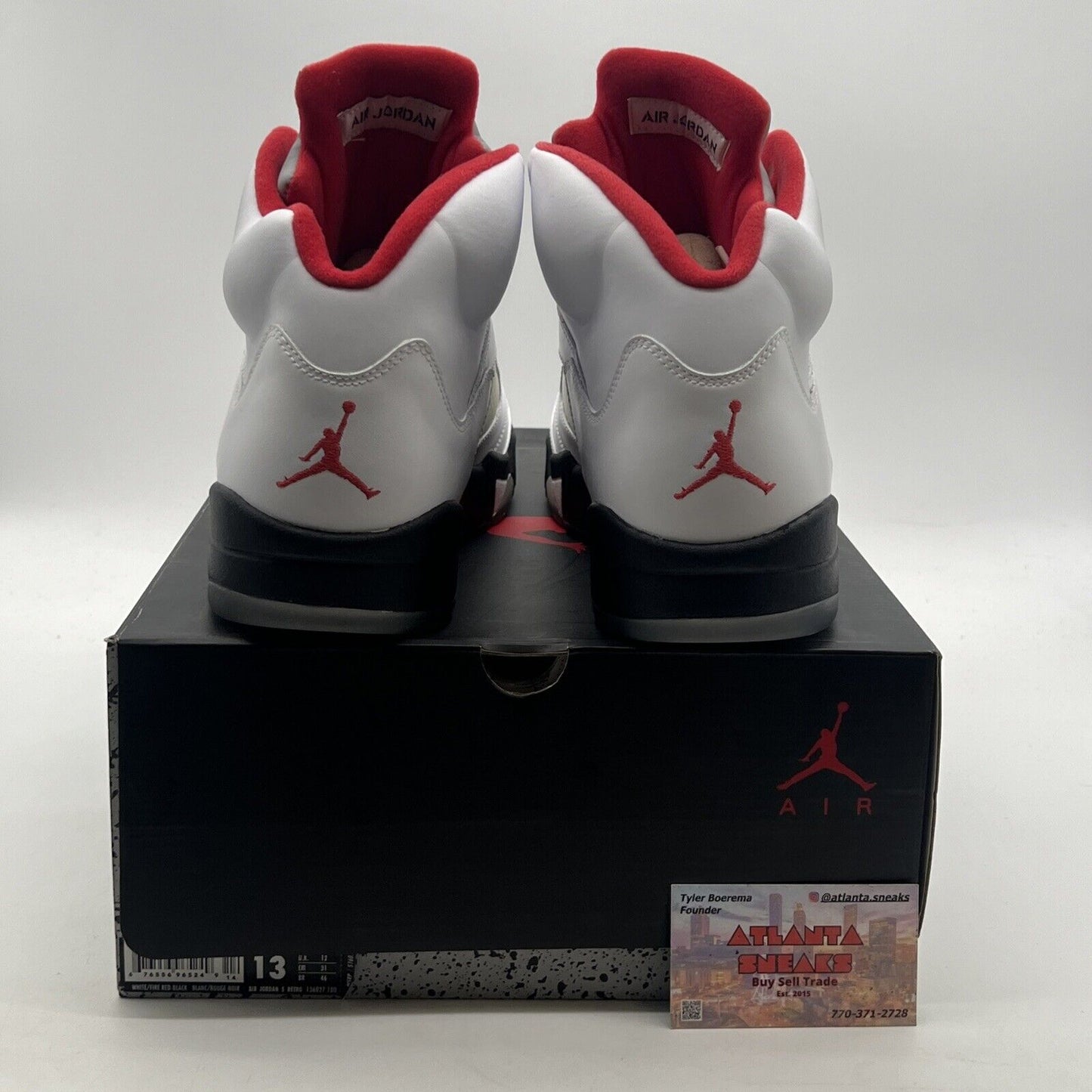 Size 13 - Air Jordan 5 Retro 2013 Fire Red (136027-100)