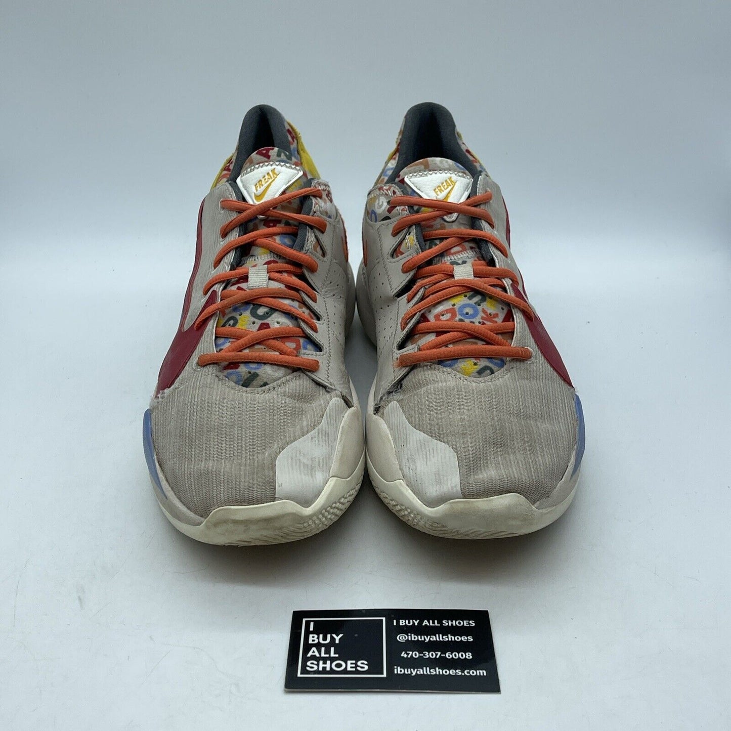Size 13 - Nike Zoom Freak 2 Letter Bro Brown Blue Red Suede Leather (CW3162-001)