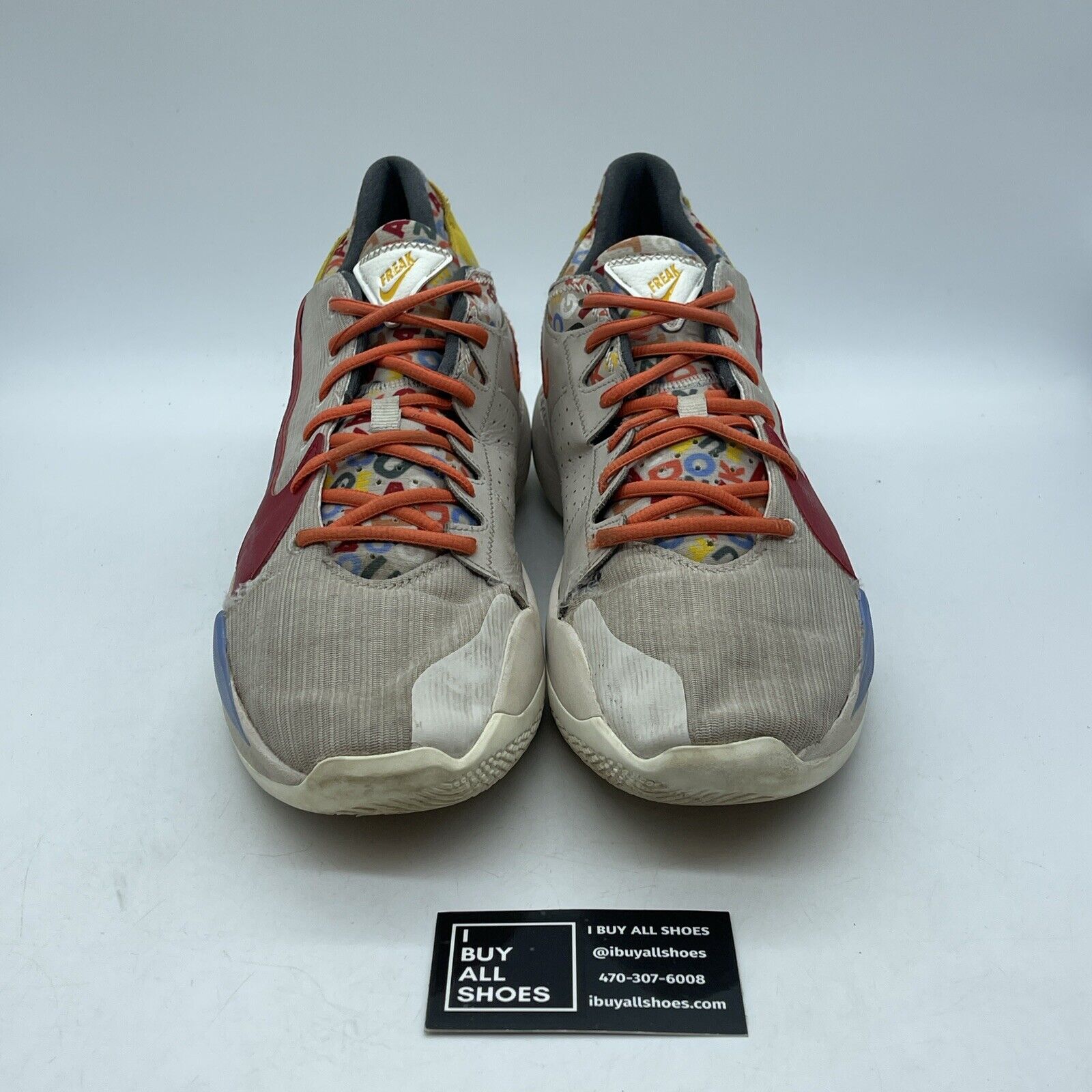 Size 13 - Nike Zoom Freak 2 Letter Bro Brown Blue Red Suede Leather (CW3162-001)