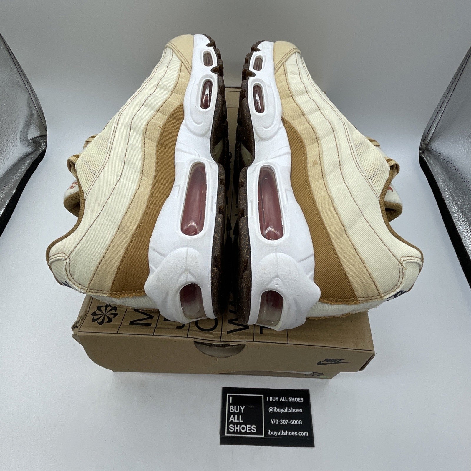 Size 11 - Nike Air Max 95 SE Cork Brown Suede (DC3991-100)