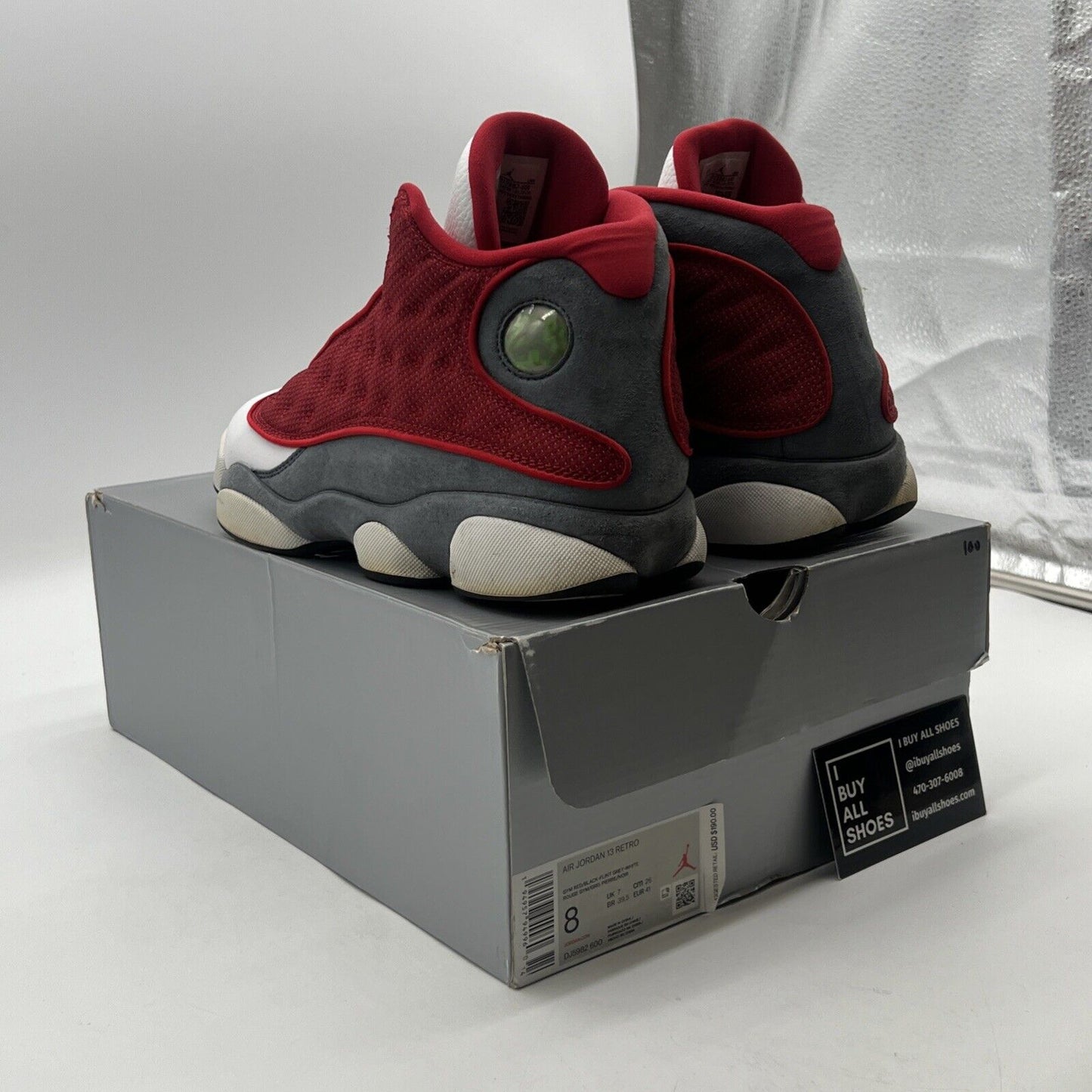 Size 8 - Air Jordan 13 Red/White - (DJ5982600)