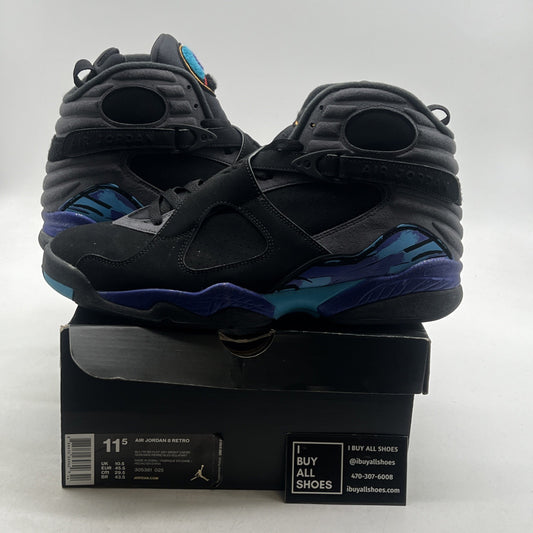 Size 11.5 - Air Jordan 8 Retro Aqua 2015 (305381-025)