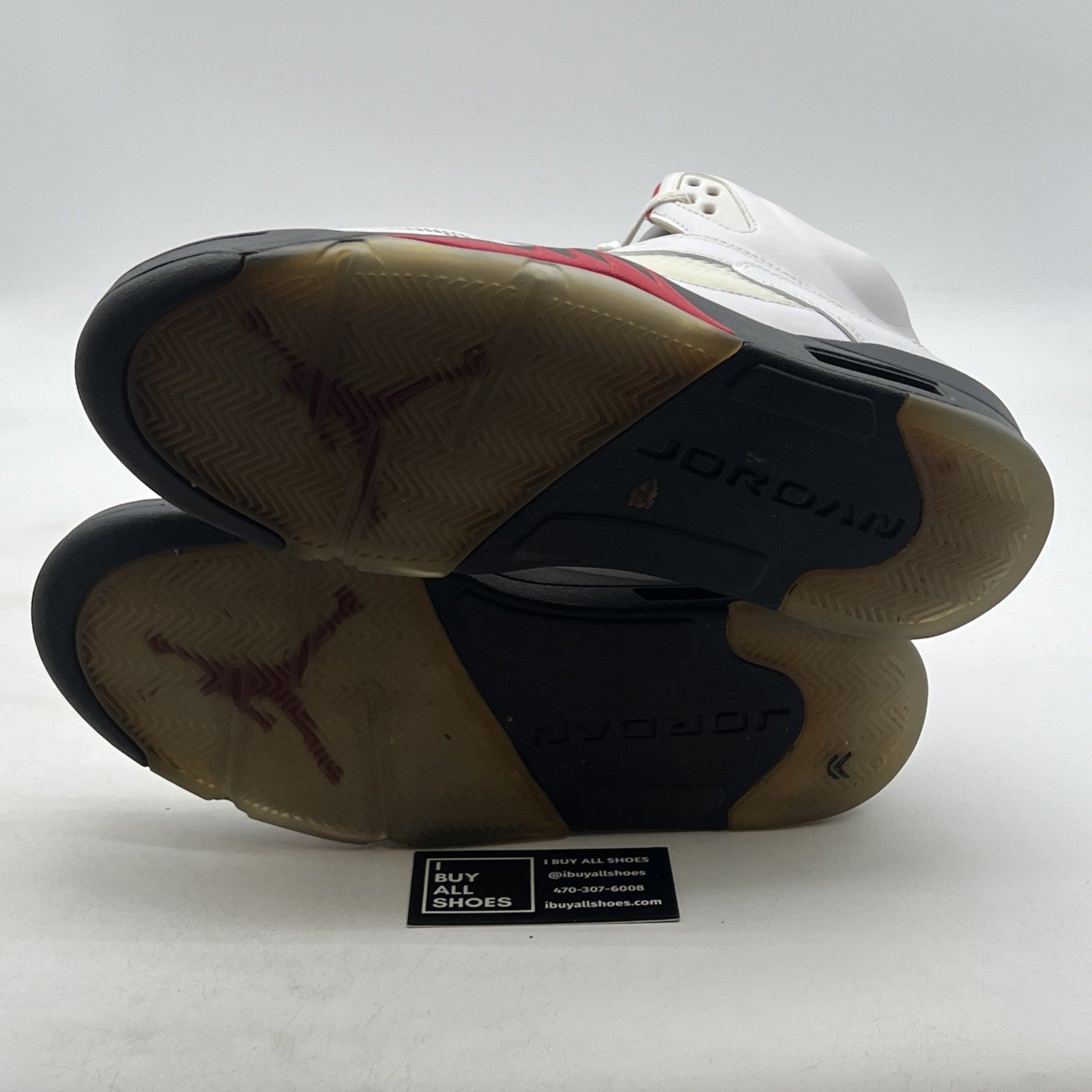 Size 11.5 - Air Jordan 5 Retro 2013 White Fire Red (136027-189)