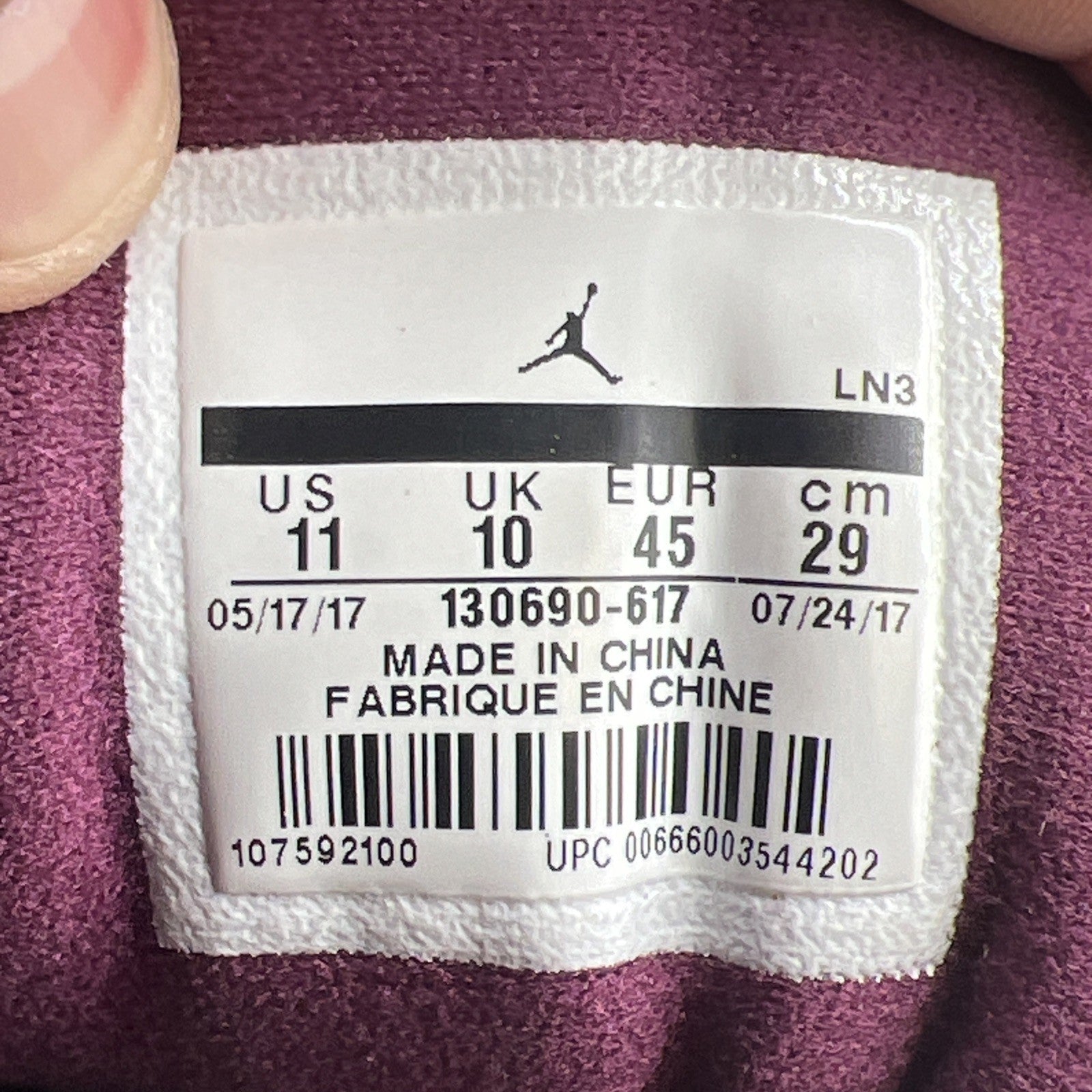 Size 11 - Air Jordan 12 Retro Bordeaux (130690-617)