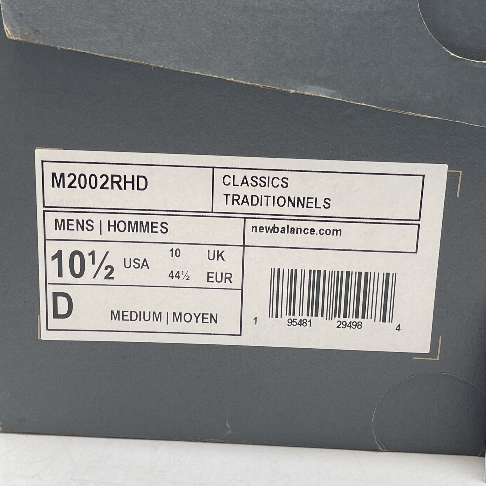 Size 10.5 - New Balance 2002R Suede Pack - Dusty Fig Grey White (M2002RHD)