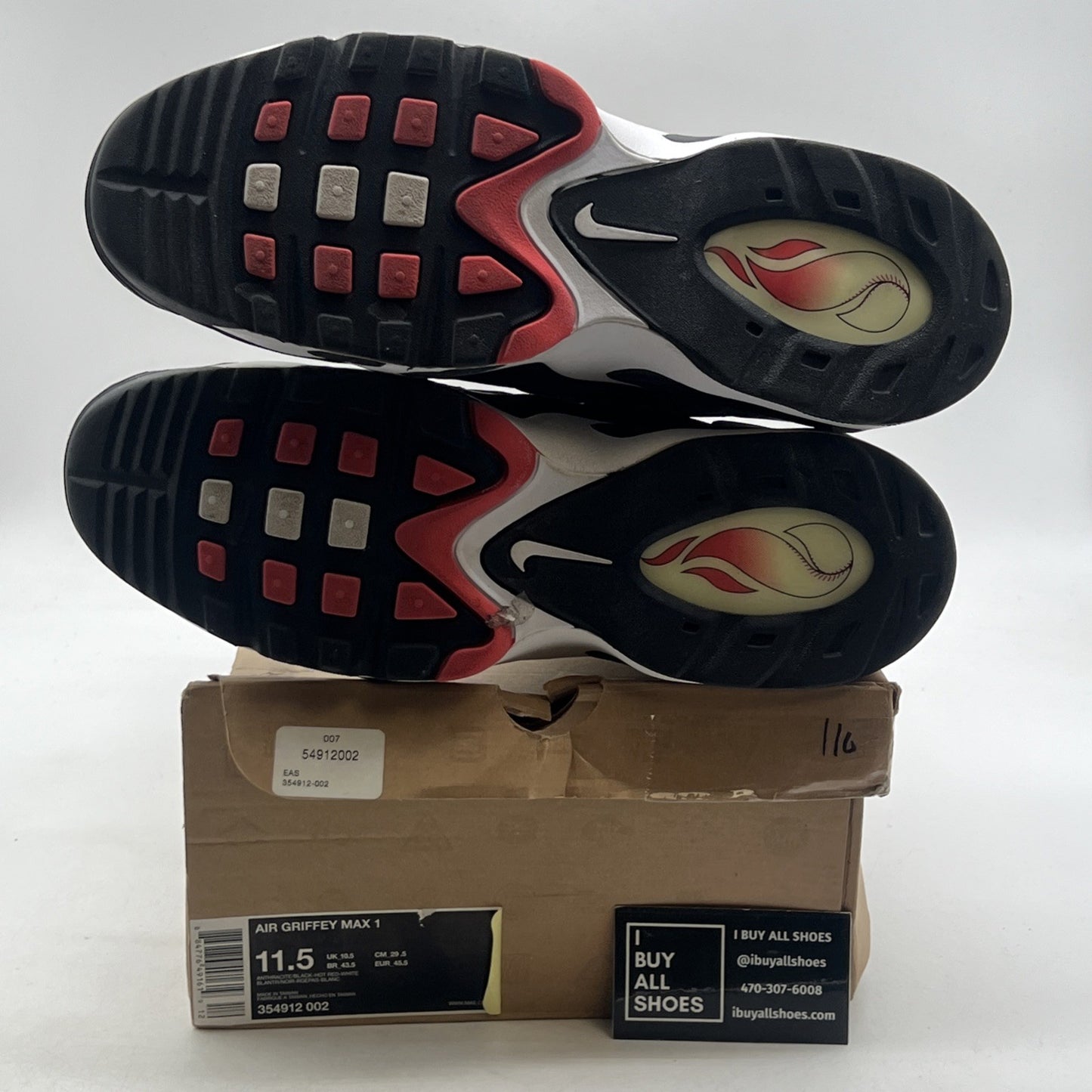 Size 11.5 - Nike Air Griffey Max 1 Anthracite (354912-002)