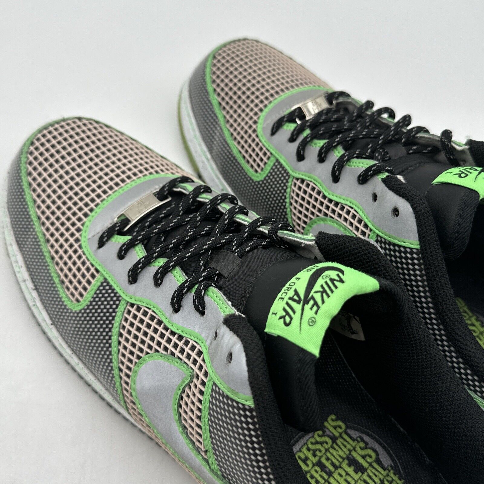 Size 12 - Nike Air Force 1 Low Insideout DB Doernbecher Green Reflective