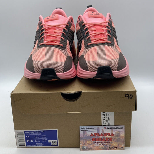 Size 11 - Nike Lunar Roam Premium Pink Gaze Black Suede Leather (HF4314-699)