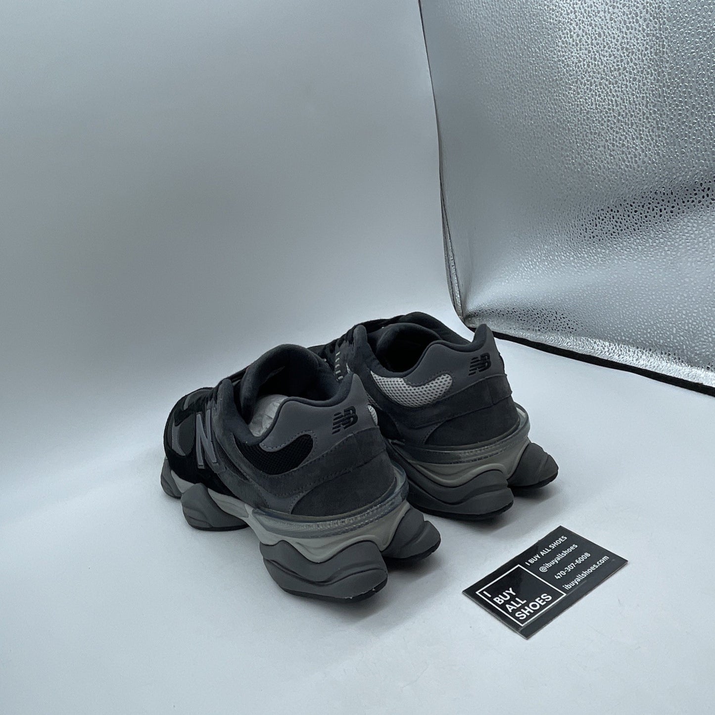 Size 10 - New Balance 9060 Black Castlerock (U9060BLK)