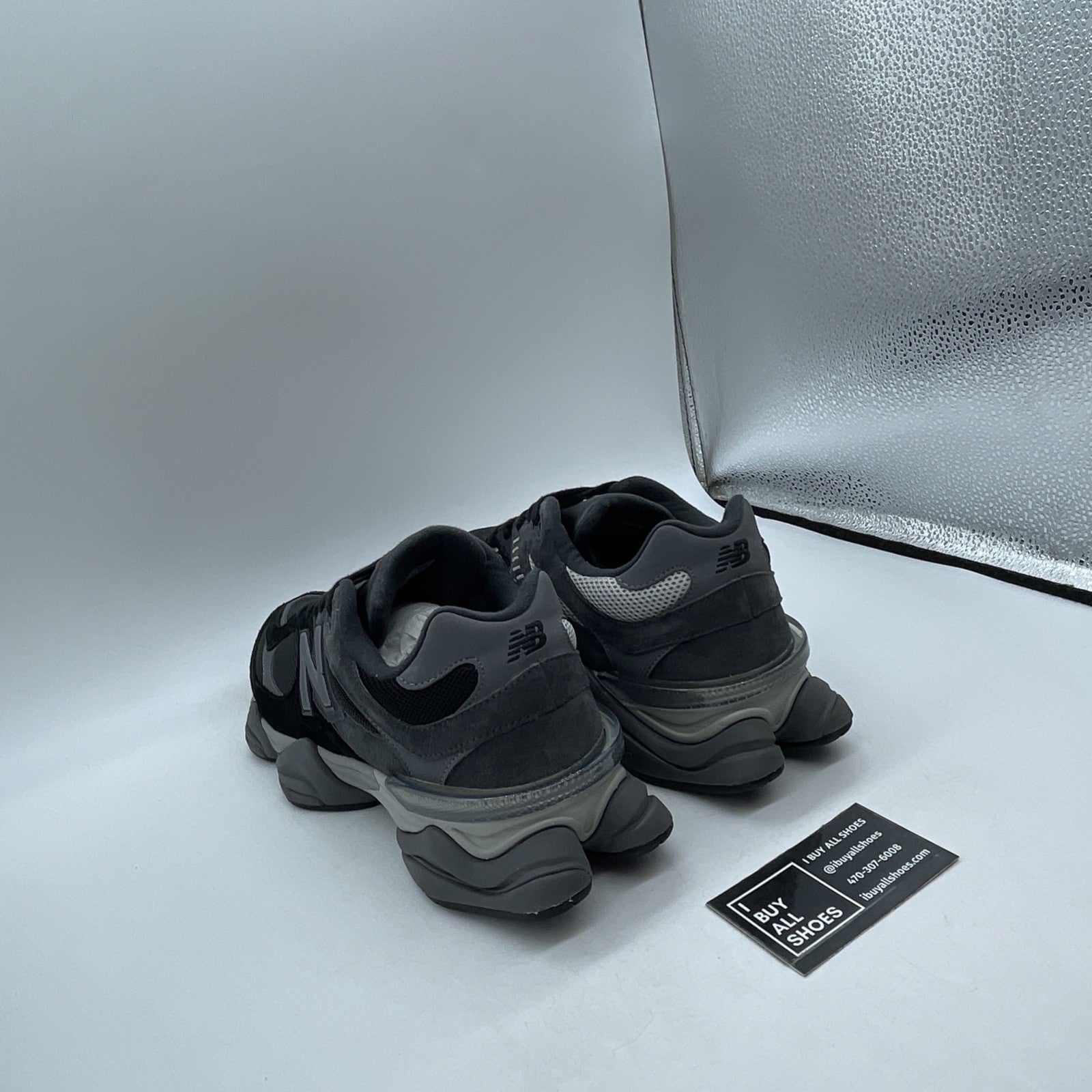 Size 10 - New Balance 9060 Black Castlerock (U9060BLK)