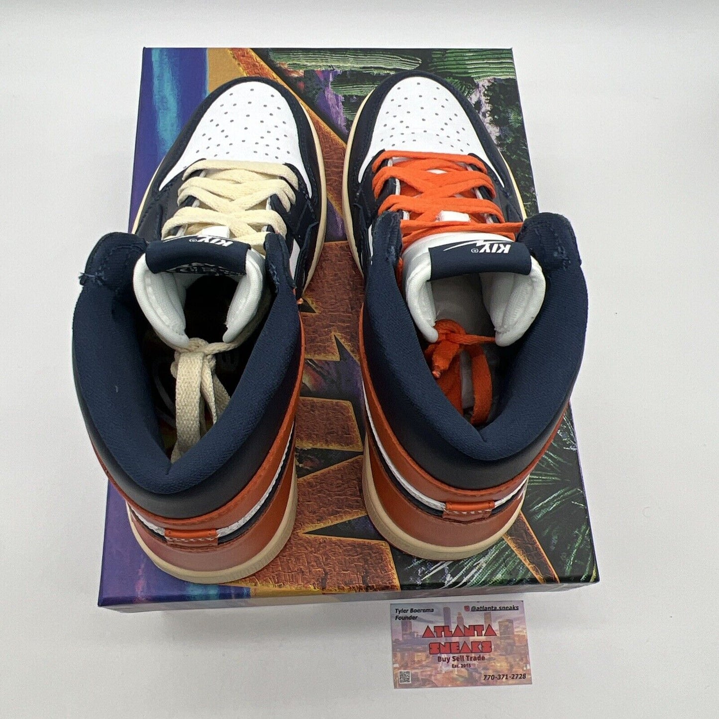 Size 8.5 - Air Kiy ‘85 High x Houston Astros