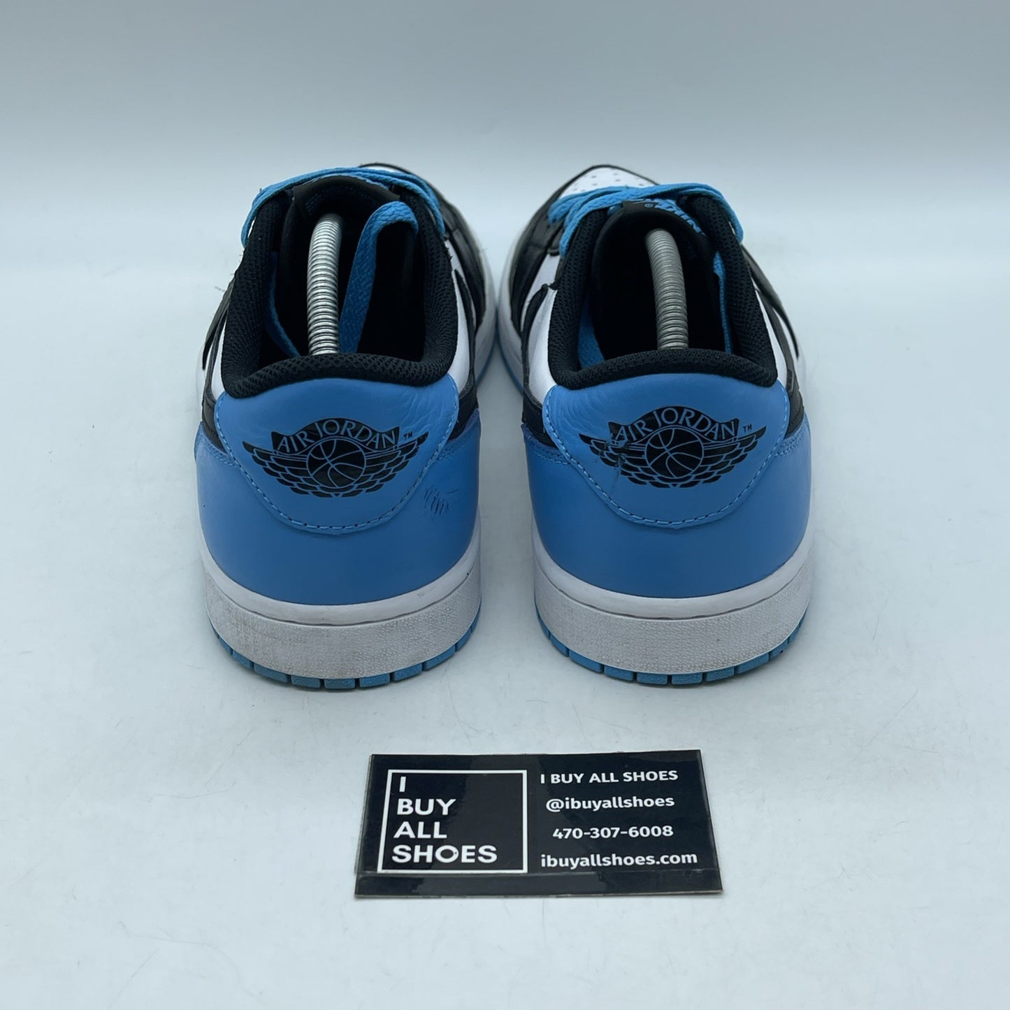 Size 11.5 - Air Jordan 1 Retro OG Low UNC Blue Black White Leather (CZ0790-104)