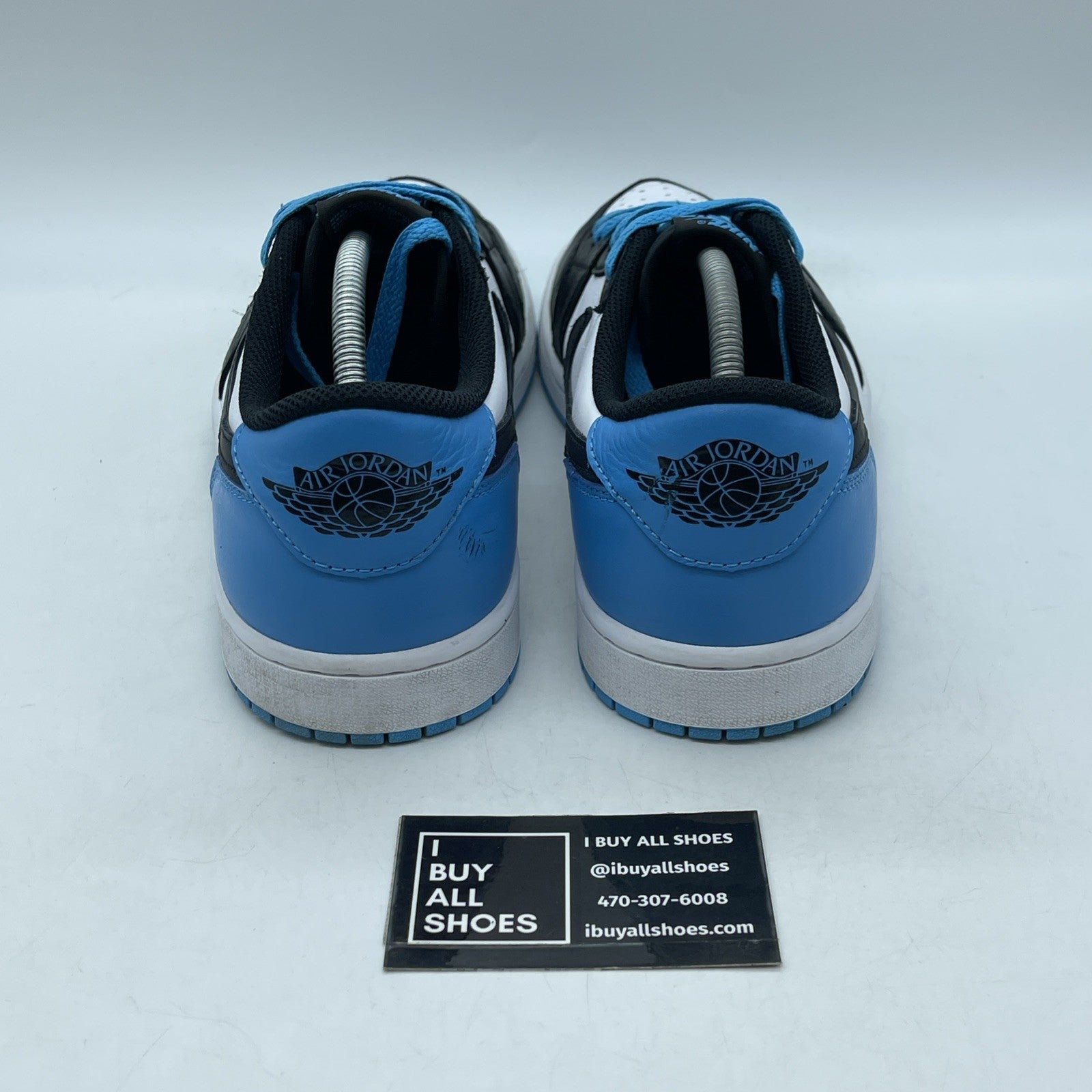 Size 11.5 - Air Jordan 1 Retro OG Low UNC Blue Black White Leather (CZ0790-104)