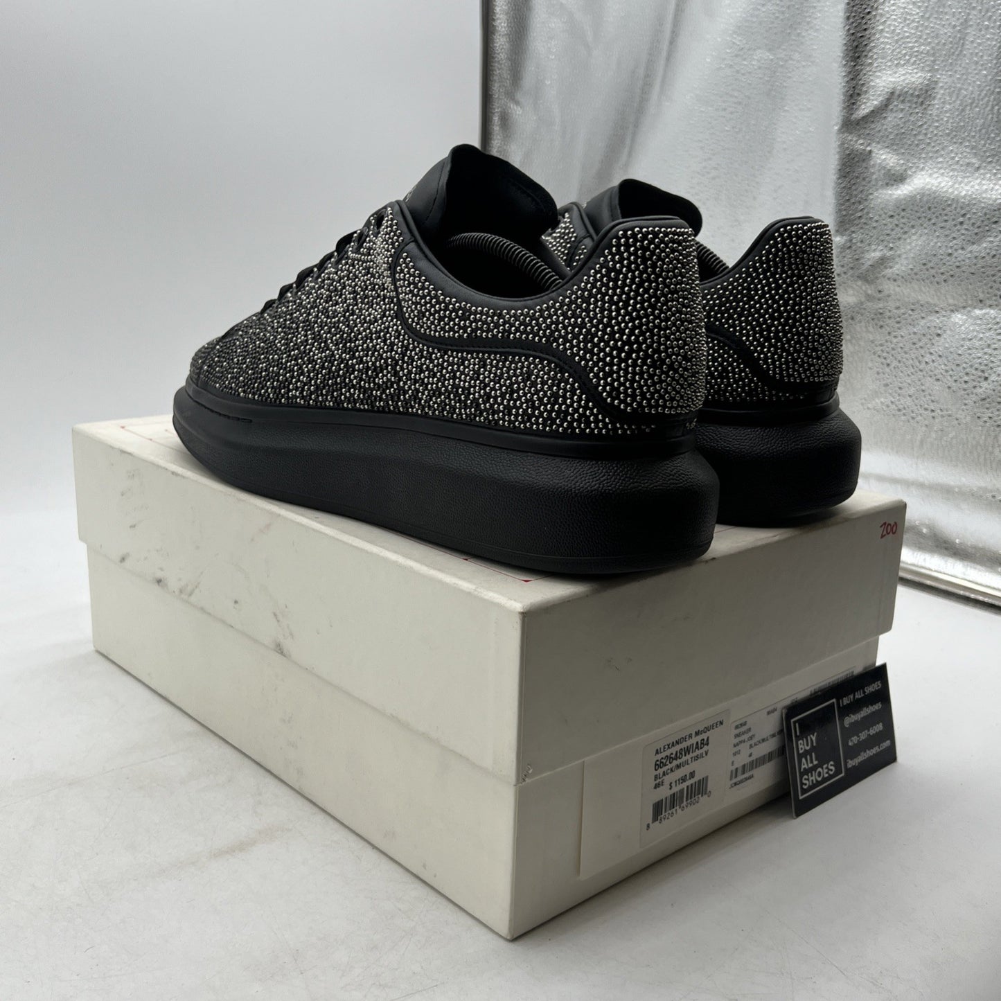 Size 46 - Alexander McQueen Men's Casual Sneaker, studded