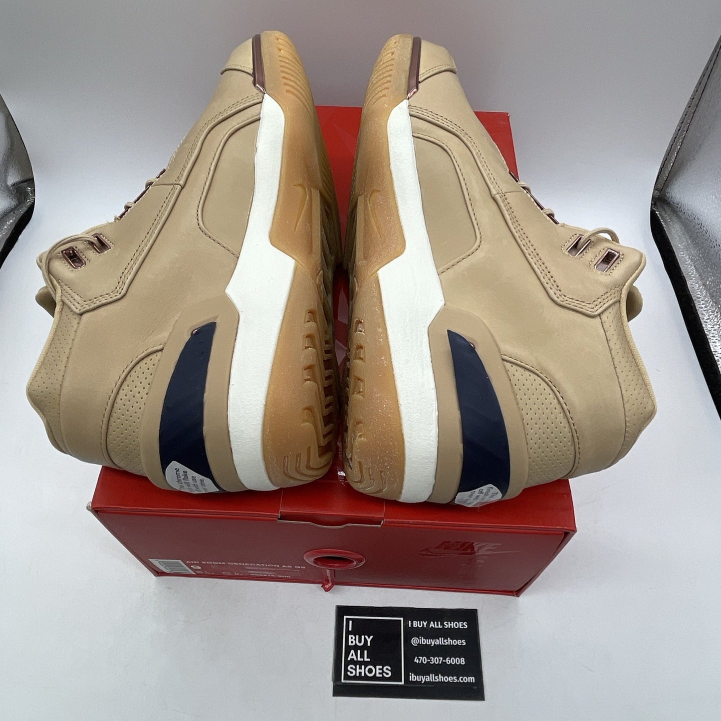 Size 9 - Nike Air Zoom Generation QS All Star Vachetta Tan (308214-200)