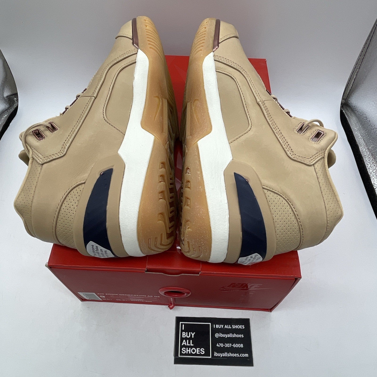 Size 9 - Nike Air Zoom Generation QS All Star Vachetta Tan (308214-200)