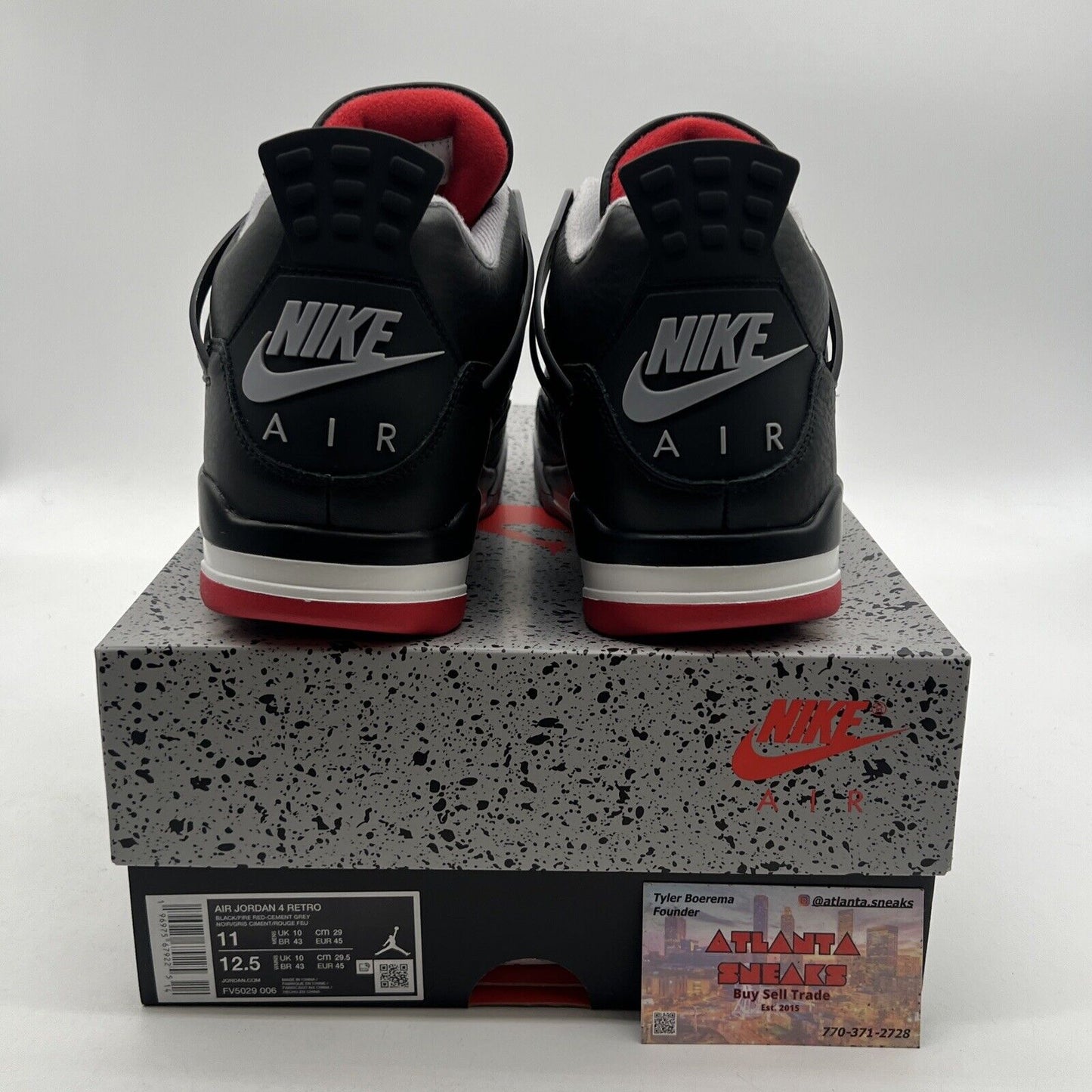 Size 11 - Air Jordan 4 Retro Bred Reimagined (FV5029-006)