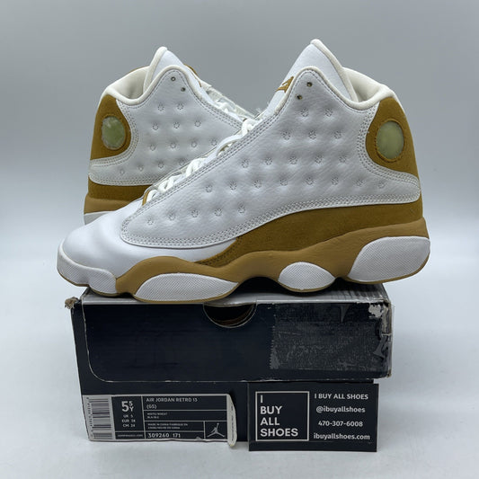 Size 5.5Y (GS) - Jordan 13 Retro Mid Wheat Brown Suede (309260-171)