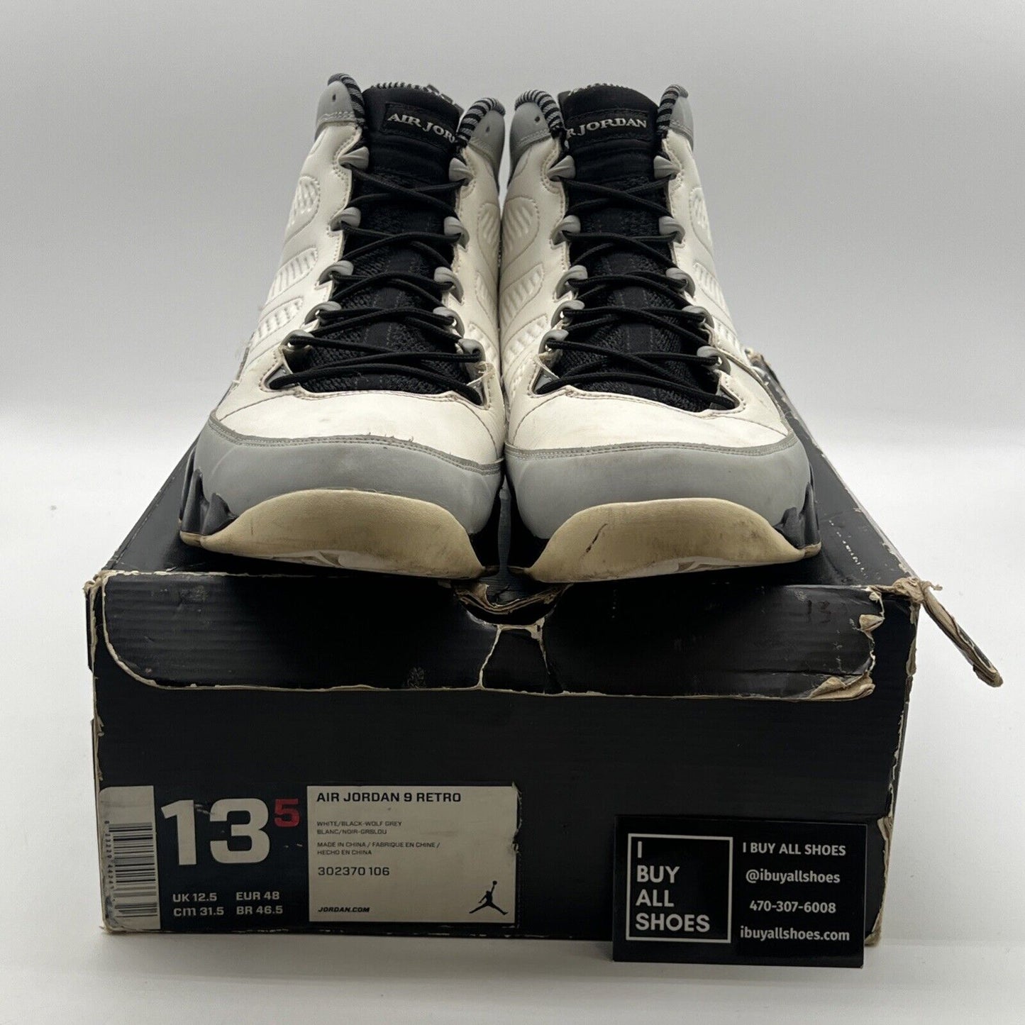 Size 13.5 - Air Jordan 9 Retro Barons (302370-106)