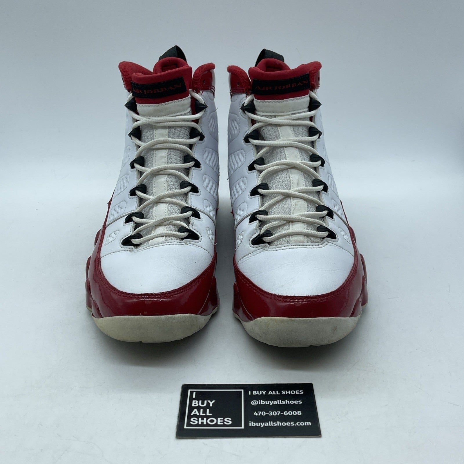 Size 10 - Air Jordan 9 Retro Gym Red White Black Leather (302370-160)