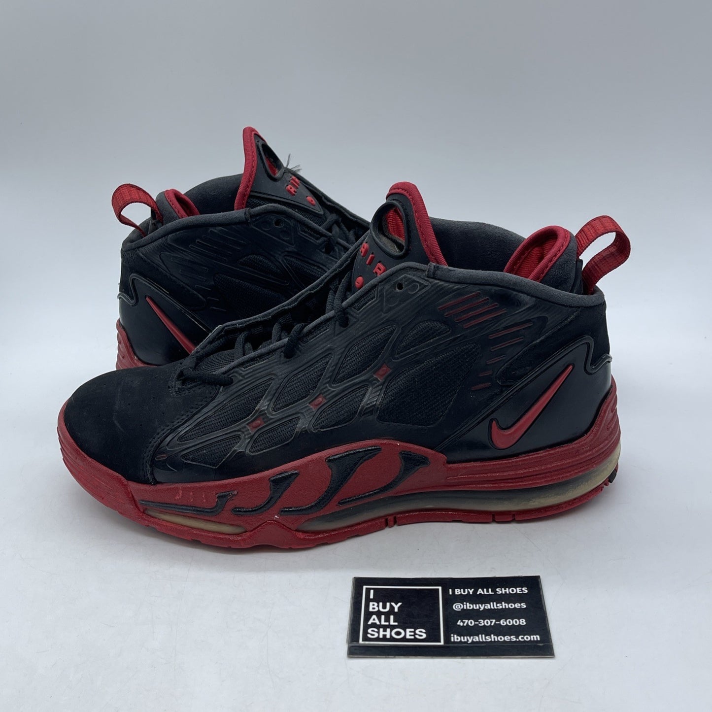 Size 10.5 - Nike Air Max Pillar Black Sport Red (525226-011)