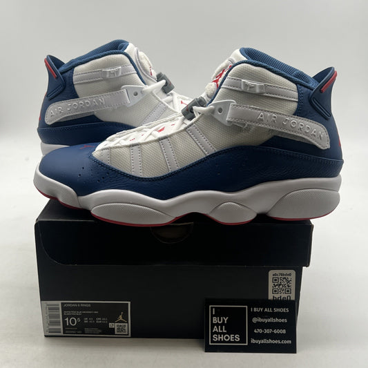 Size 10.5 - Air Jordan 6 Rings True Blue (322992-140)