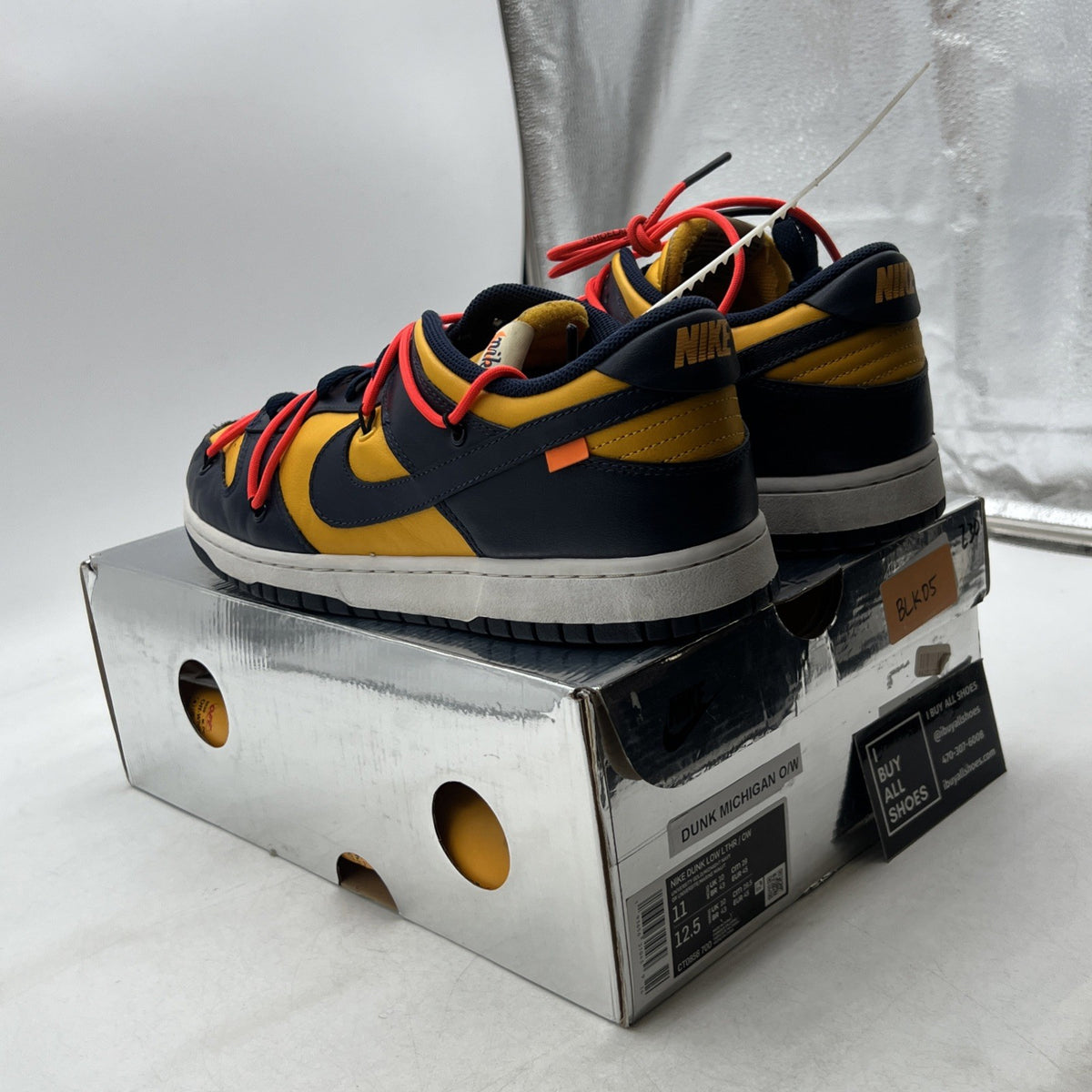 Size 11 - Nike Dunk Low x OFF-WHITE University Gold 2019 (CT0856-700)