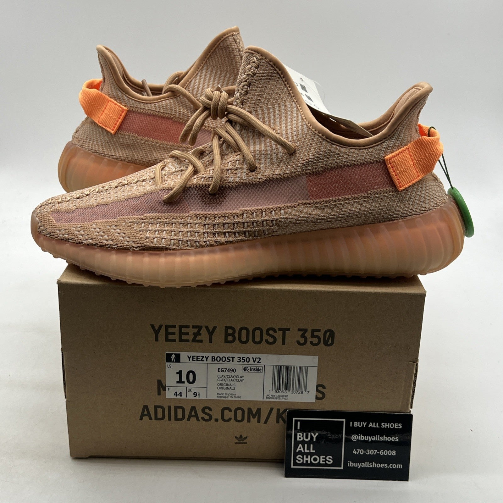 Size 10 - adidas Yeezy Boost 350 V2 Clay (EG7490)