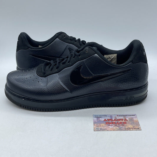 Size 13 - Nike Air Force 1 Foamposite Pro Low Black Snake (532461-002)