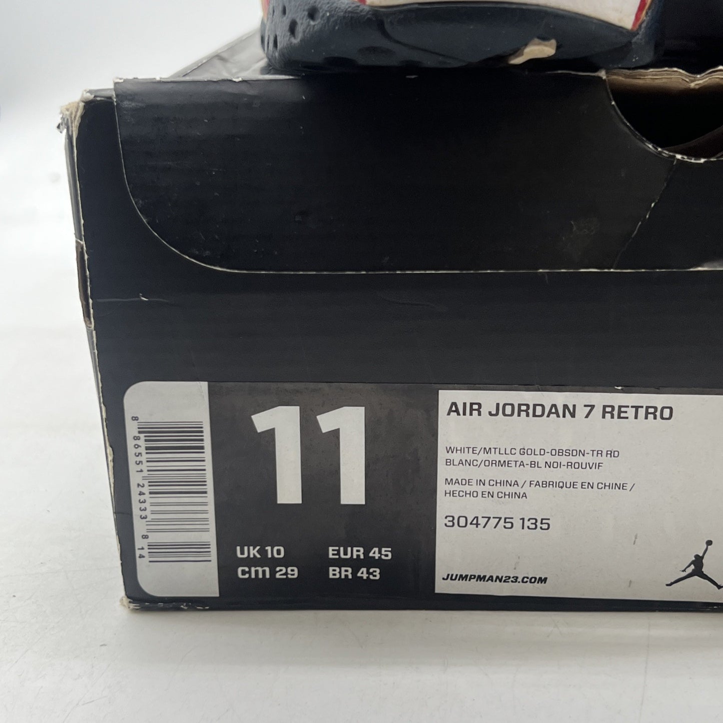 Size 11 - Air Jordan 7 Retro 2012 Olympic (304775-135)