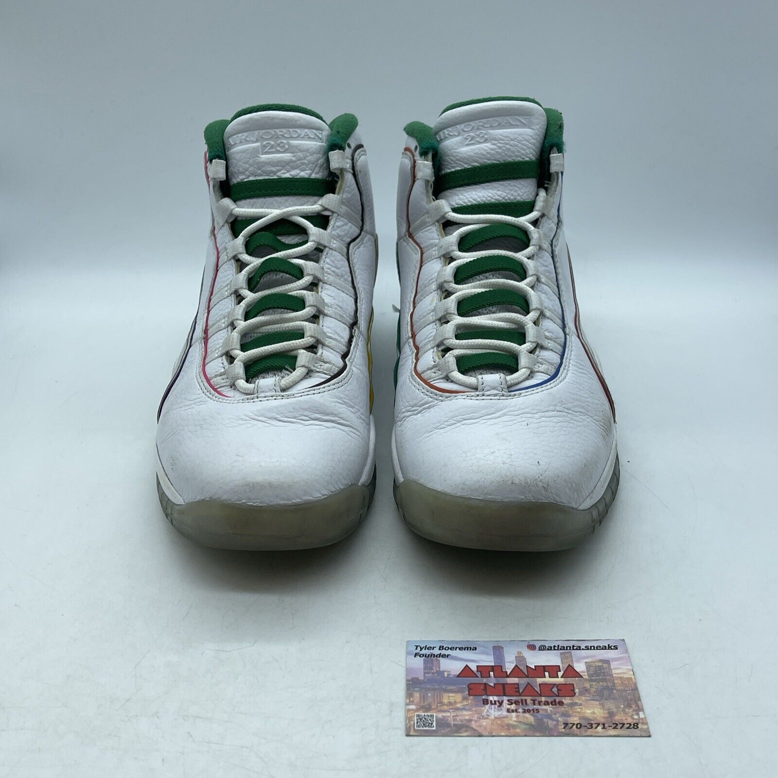 Size 10.5 - Air Jordan 10 Retro Wings White Orange Green Black (CK4352-103)
