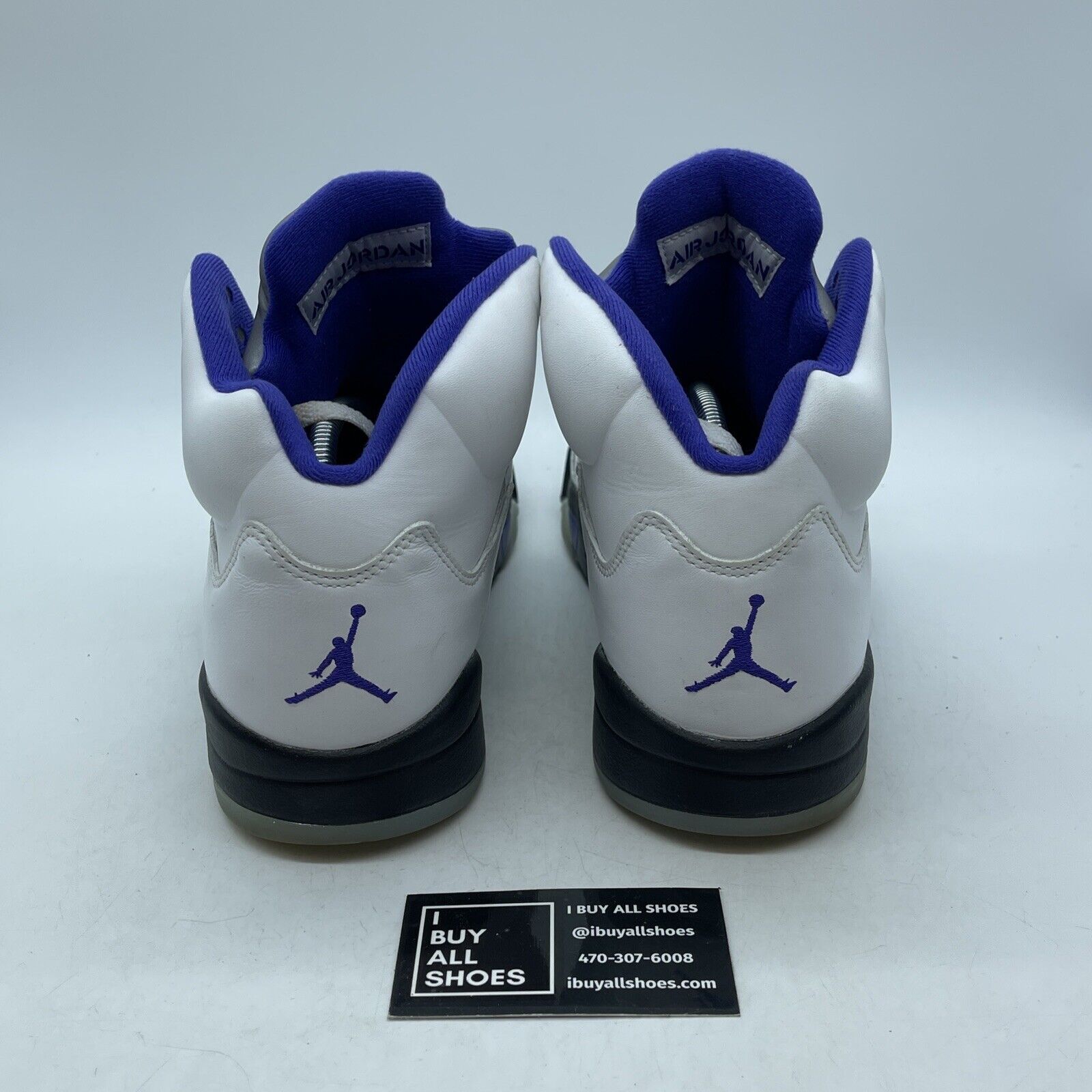 Size 11 - Jordan 5 Concord White Purple Black Leather  (DD0587-141)