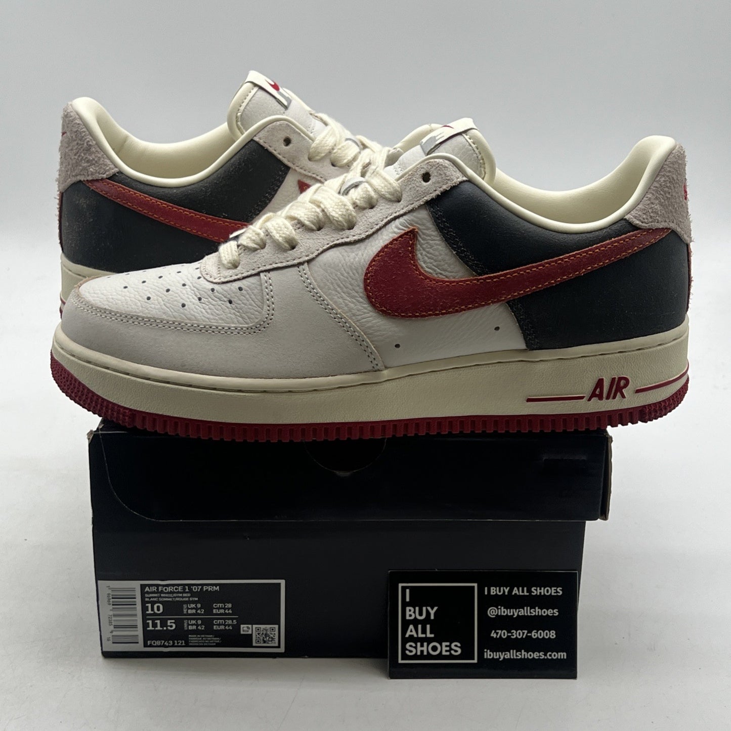 Size 10 - Nike Air Force 1 '07 Premium Chicago Pack (FQ8743-121)
