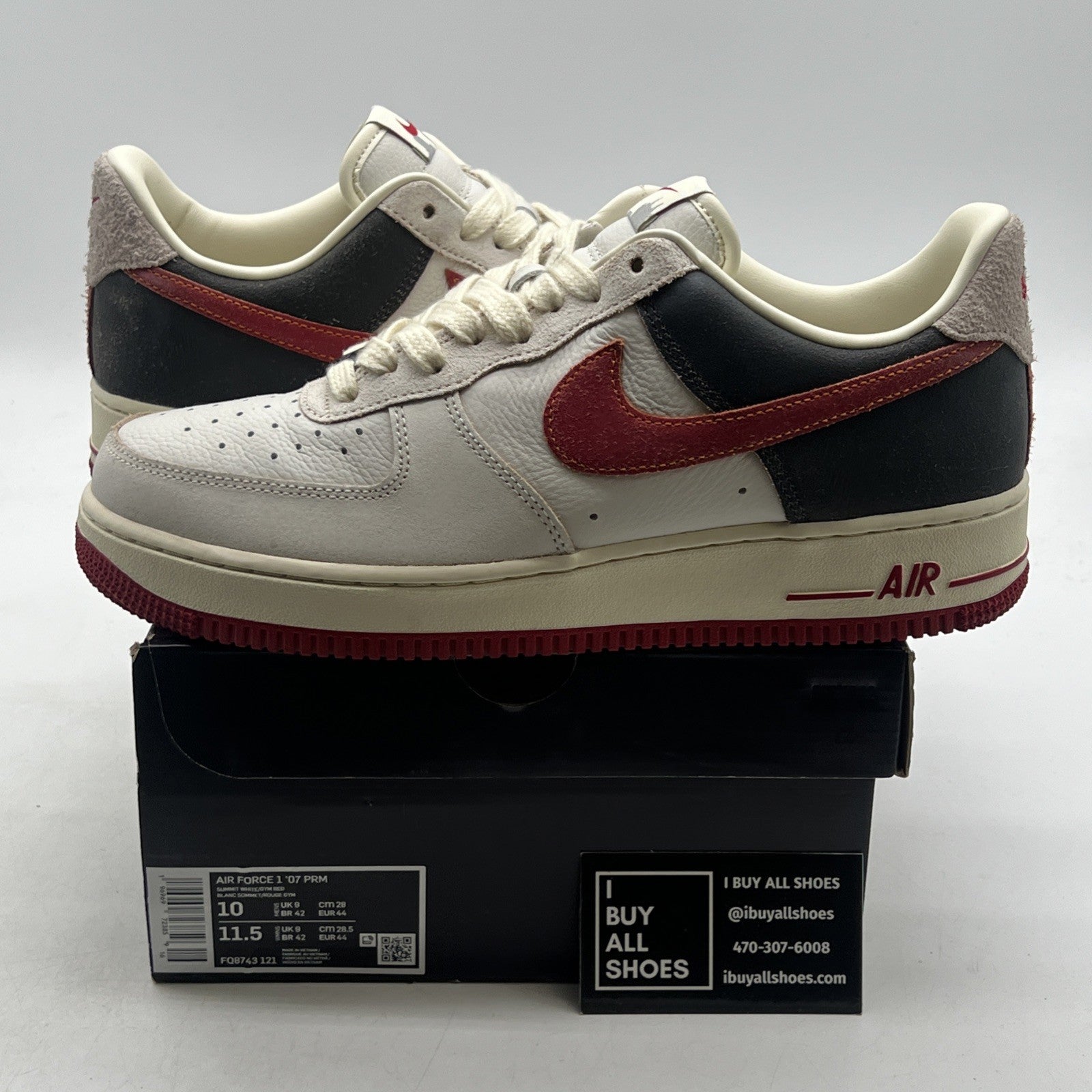 Size 10 - Nike Air Force 1 '07 Premium Chicago Pack (FQ8743-121)