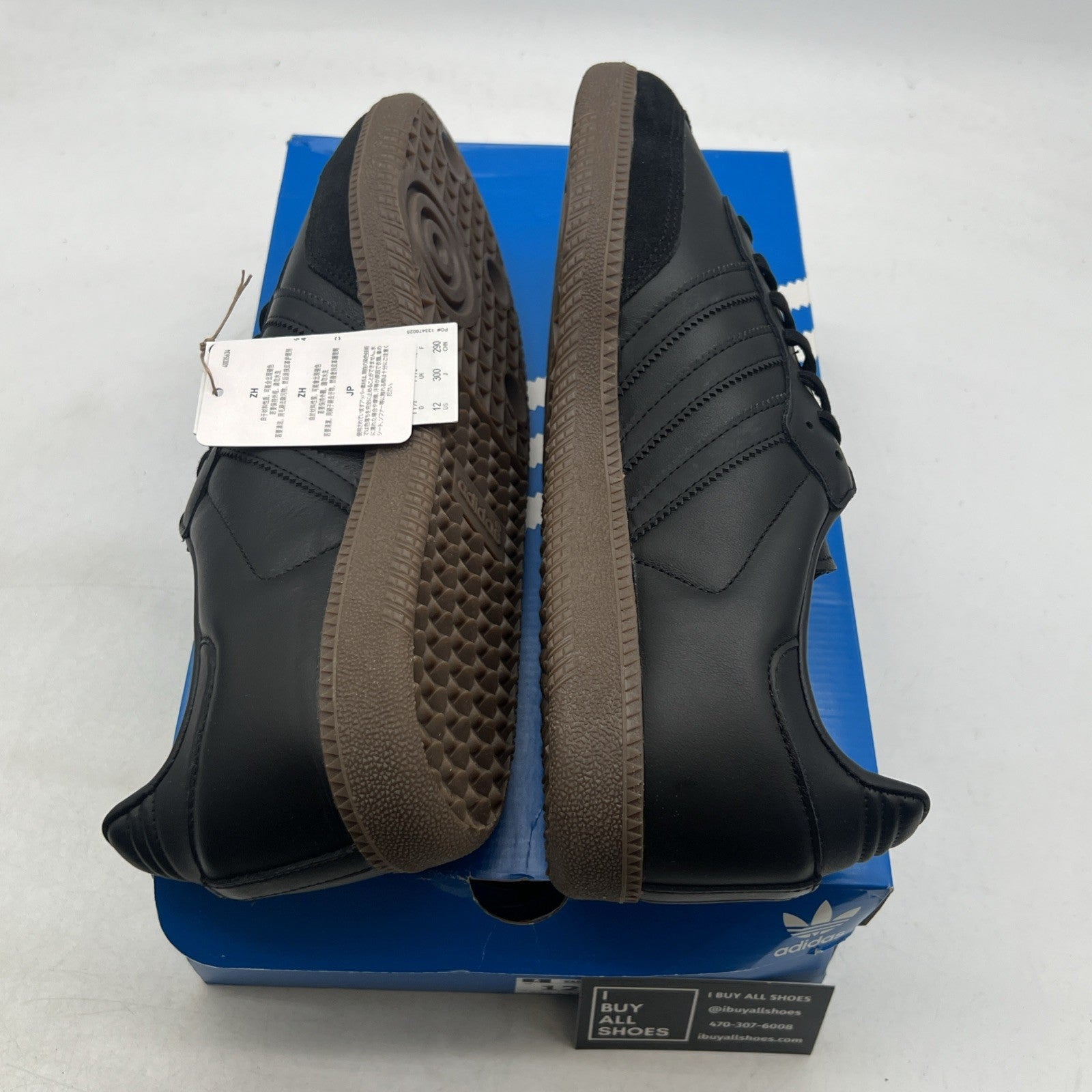 Size 12 - Adidas Samba OG Triple Black (IE3438)