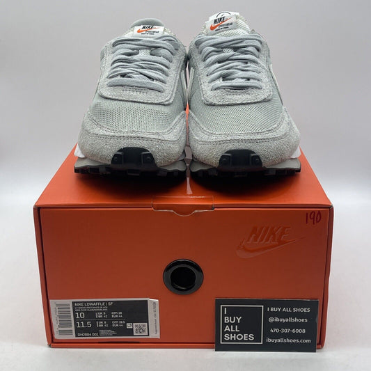 Size 10 - Nike LDV Waffle x Fragment Design x Sacai Gray Suede (DH2684-001)