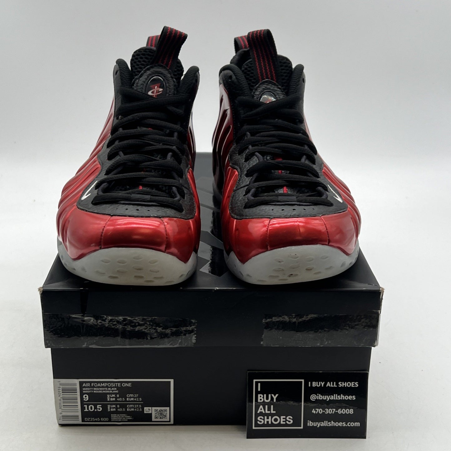 Size 9 - Nike Air Foamposite One 2023 Metallic Red (DZ2545-600)