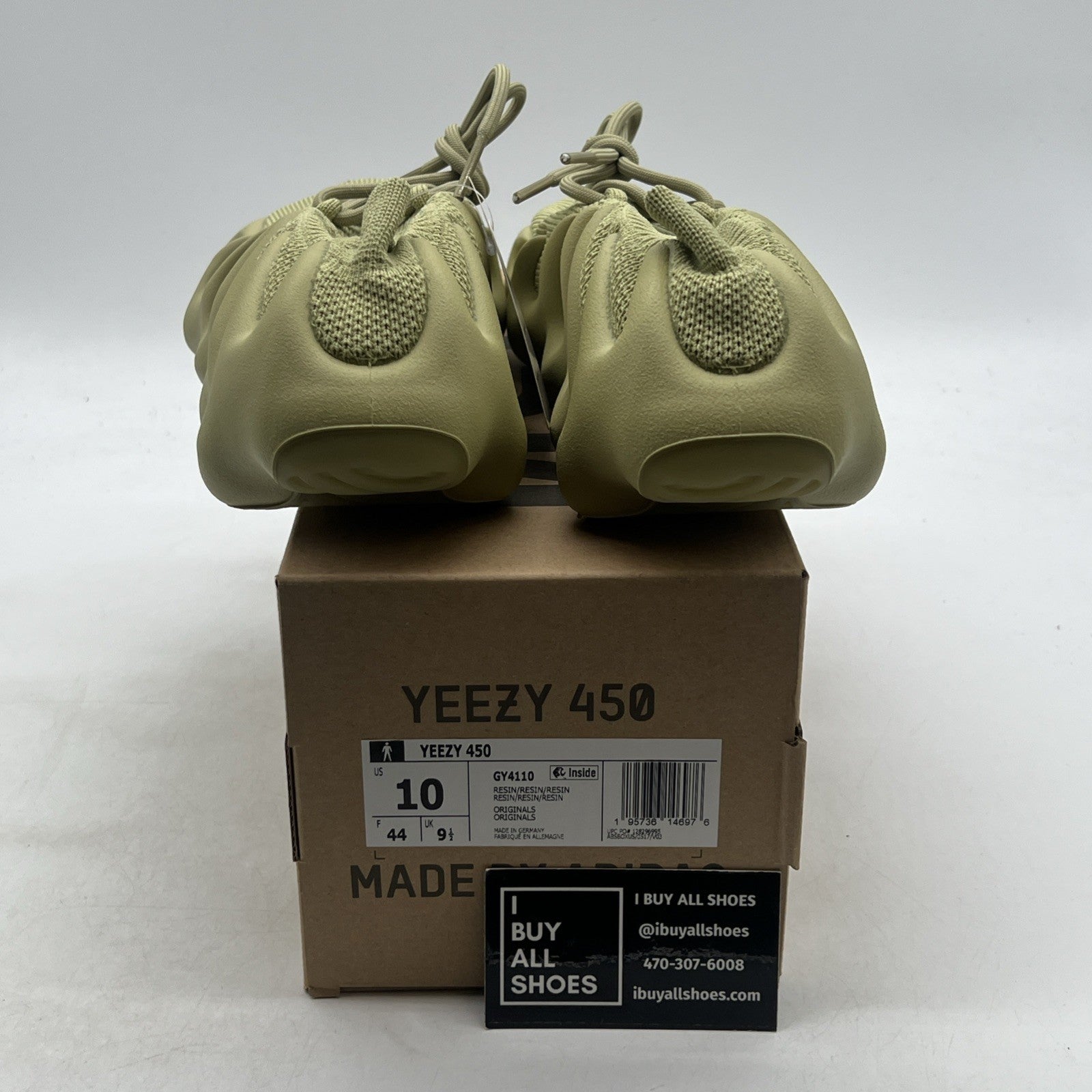 Size 10 - adidas Yeezy 450 Resin (GY4110)