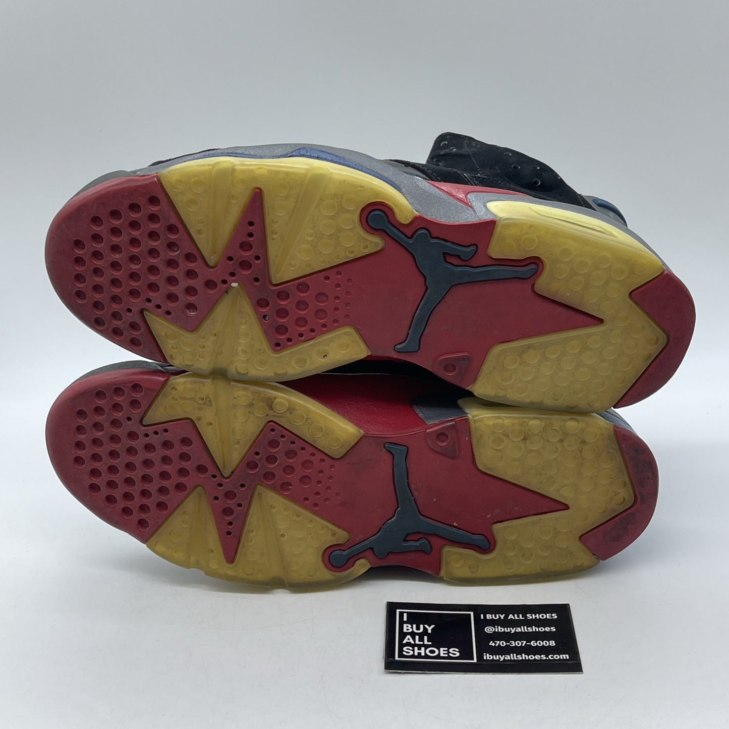 Size 10 - Air Jordan 6 Retro Pistons Black Red Blue Suede Leather (384664-001)