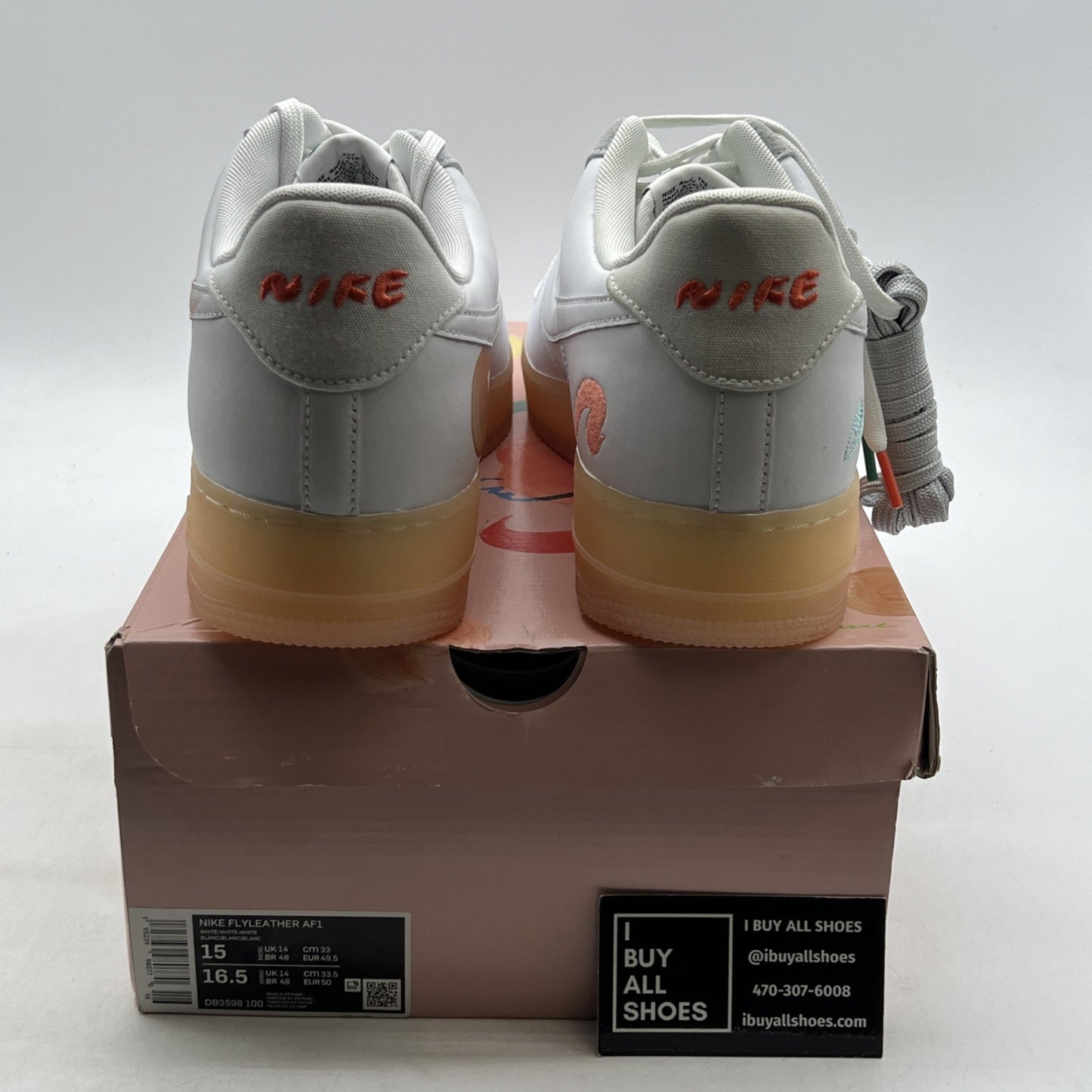 Size 15 - Nike Mayumi Yamase x Air Force 1 Flyleather Earth Day (DB3598-100)